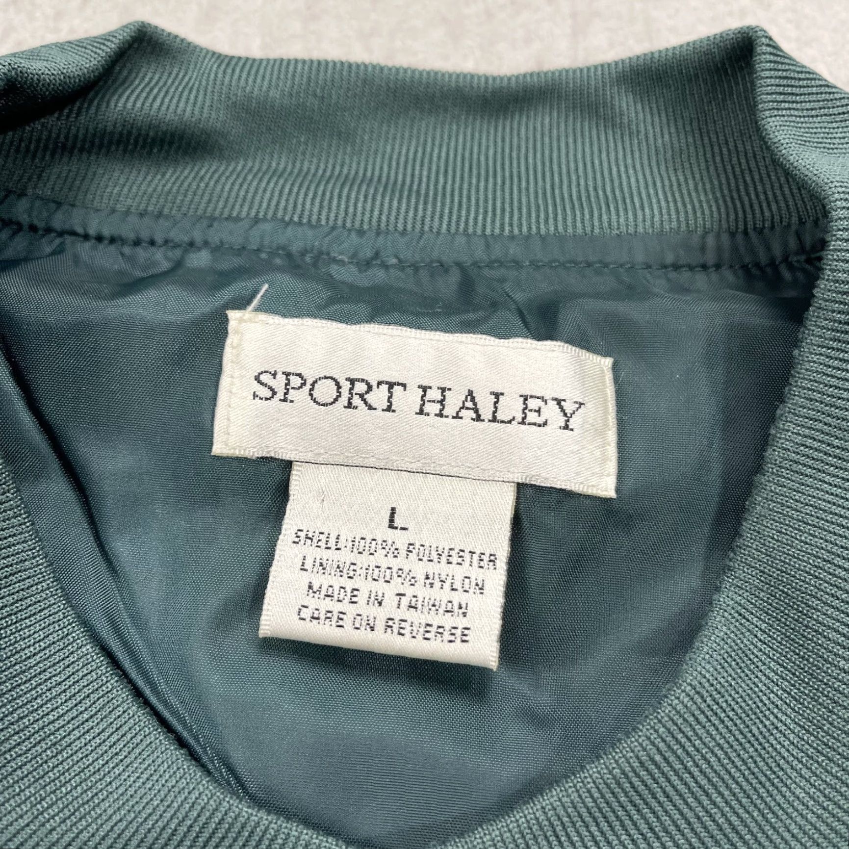 Logo 7 VINTAGE Innisbrook Sport Haley Jacket Mens Large Green Windbreaker Logo 90s Golf Lightweight Softshell Size US L / EU 52-54 / 3 - 3 Thumbnail