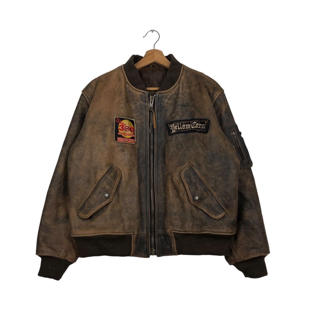 YELLOW CORN 🔥VINTAGE LEATHER JACKET YELLOW CORN TOKYO AOYAMA KADOYA Size US M / EU 48-50 / 2 - 3 Thumbnail