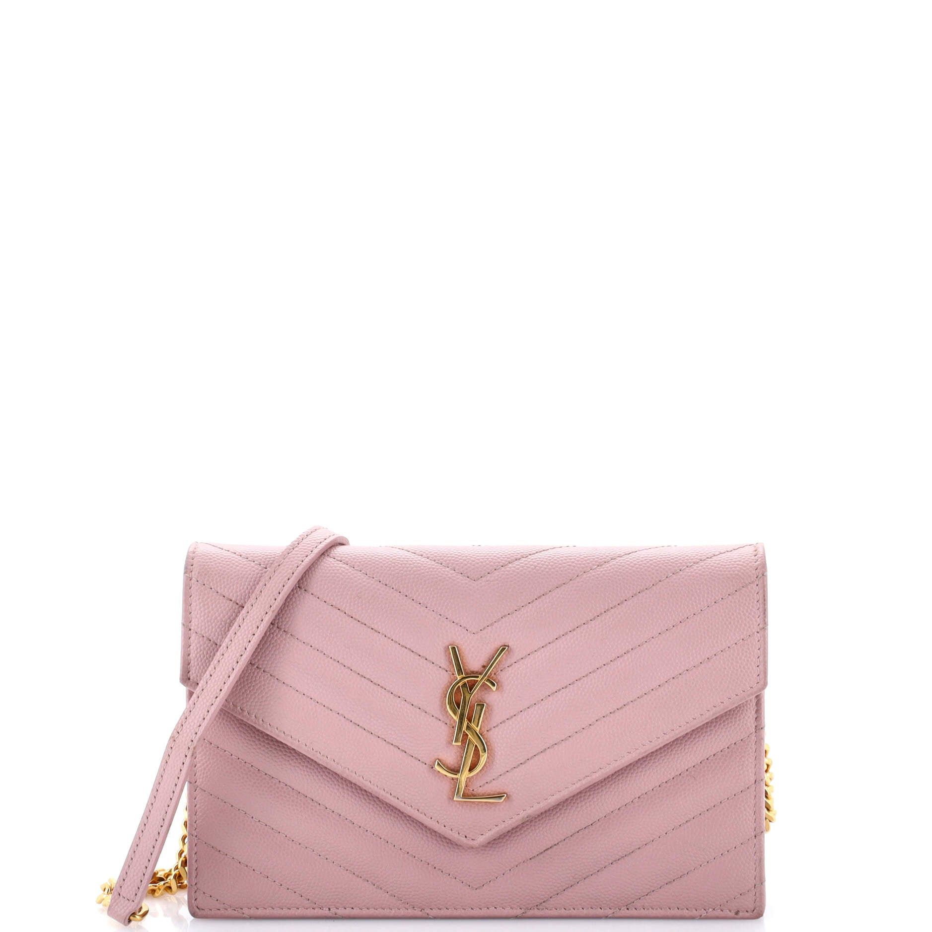 Saint Laurent Paris Classic Monogram Wallet on Chain Size ONE SIZE - 1 Thumbnail