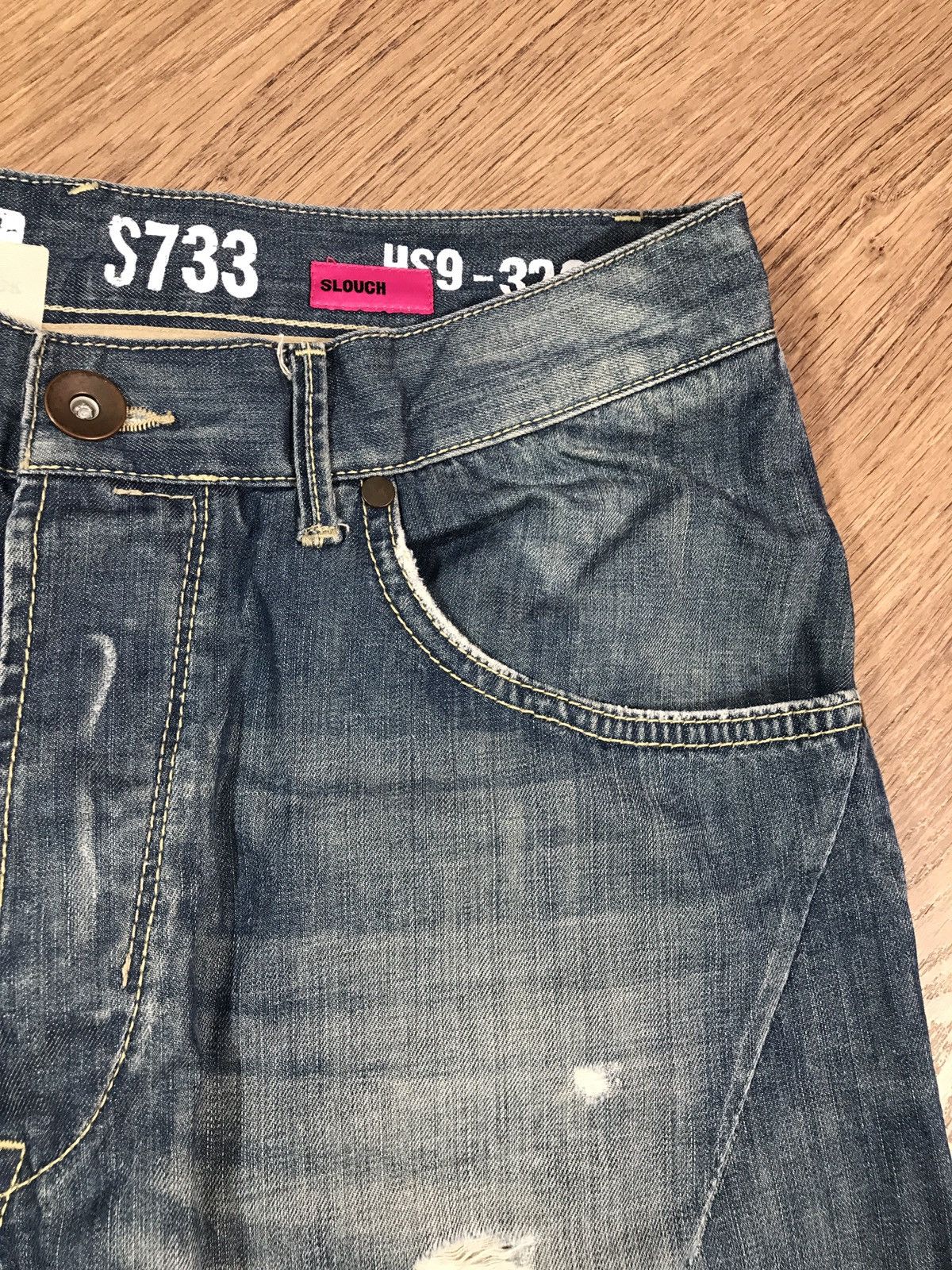 Japanese Brand × Vintage Vintage Distressed Jeans Biker Pants Size US 32 / EU 48 - 7 Thumbnail