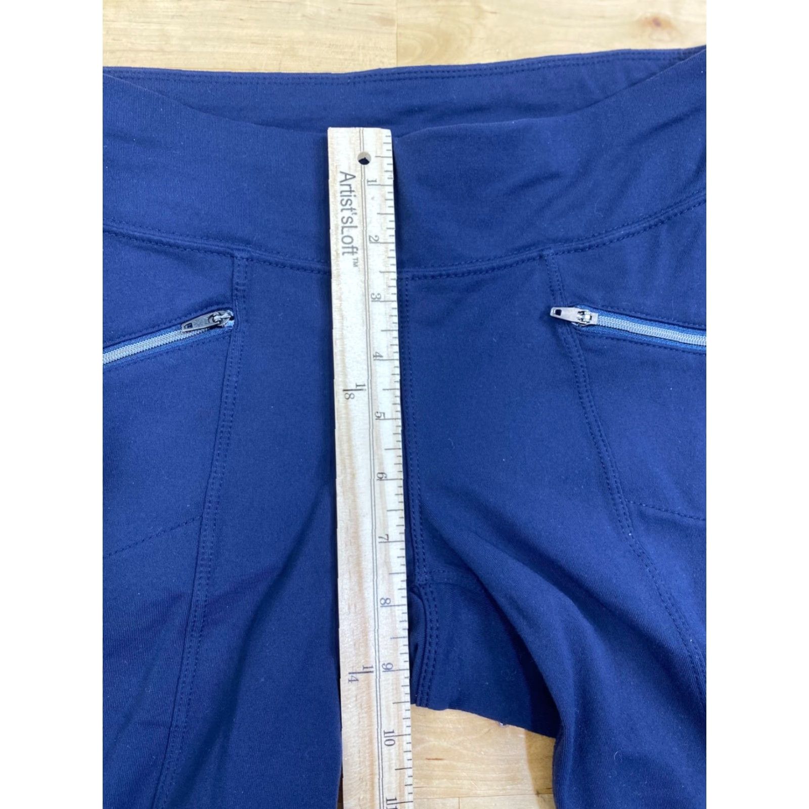 Athleta Athleta Leggings Womens 2XS Blue Casual Activewear Crop Stretch 10653 Size 24" / US 00 / IT 34 - 4 Thumbnail