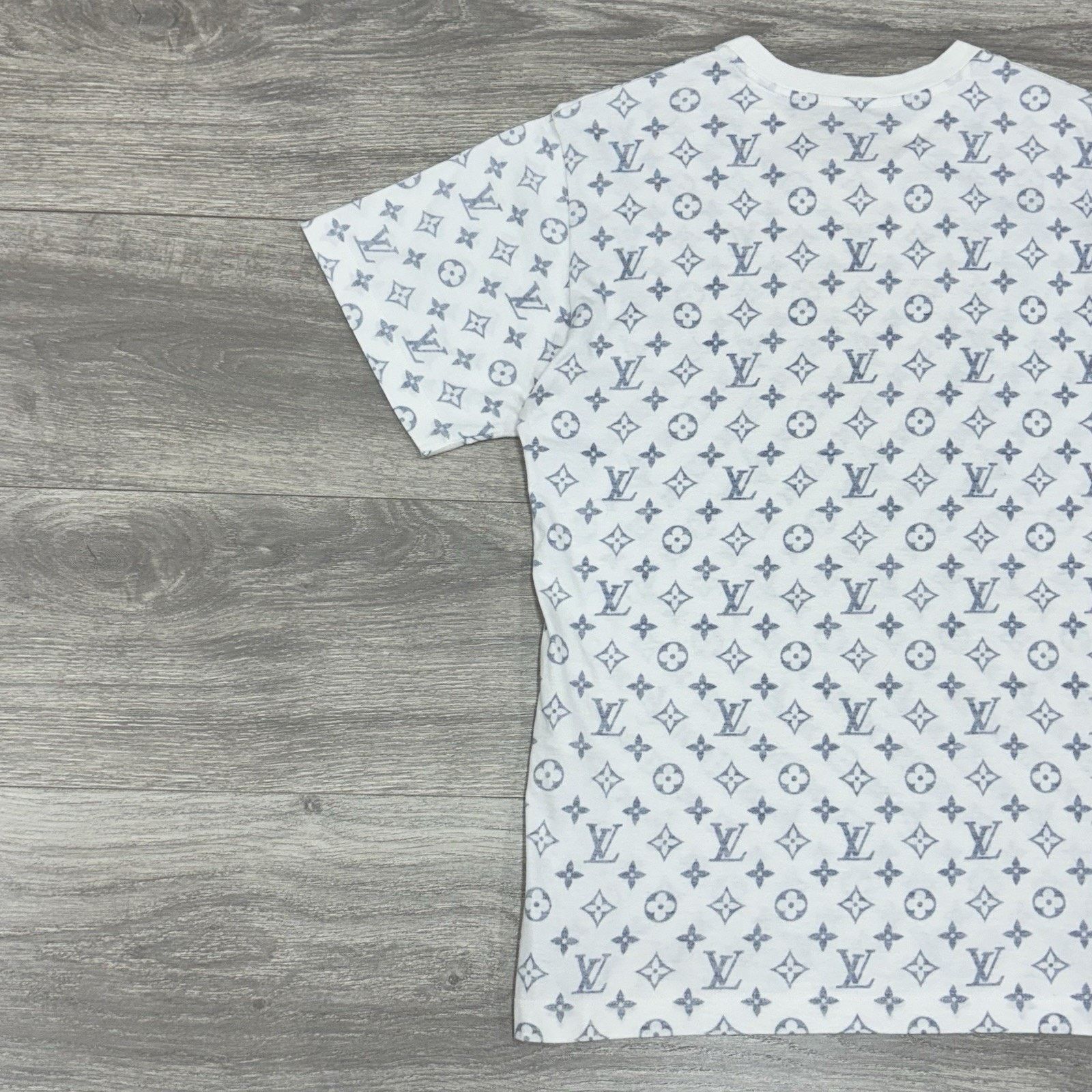 Louis Vuitton Louis Vuitton Chain Monogram Print ' White Blue ' VERY CLEAN Size US M / EU 48-50 / 2 - 8 Thumbnail