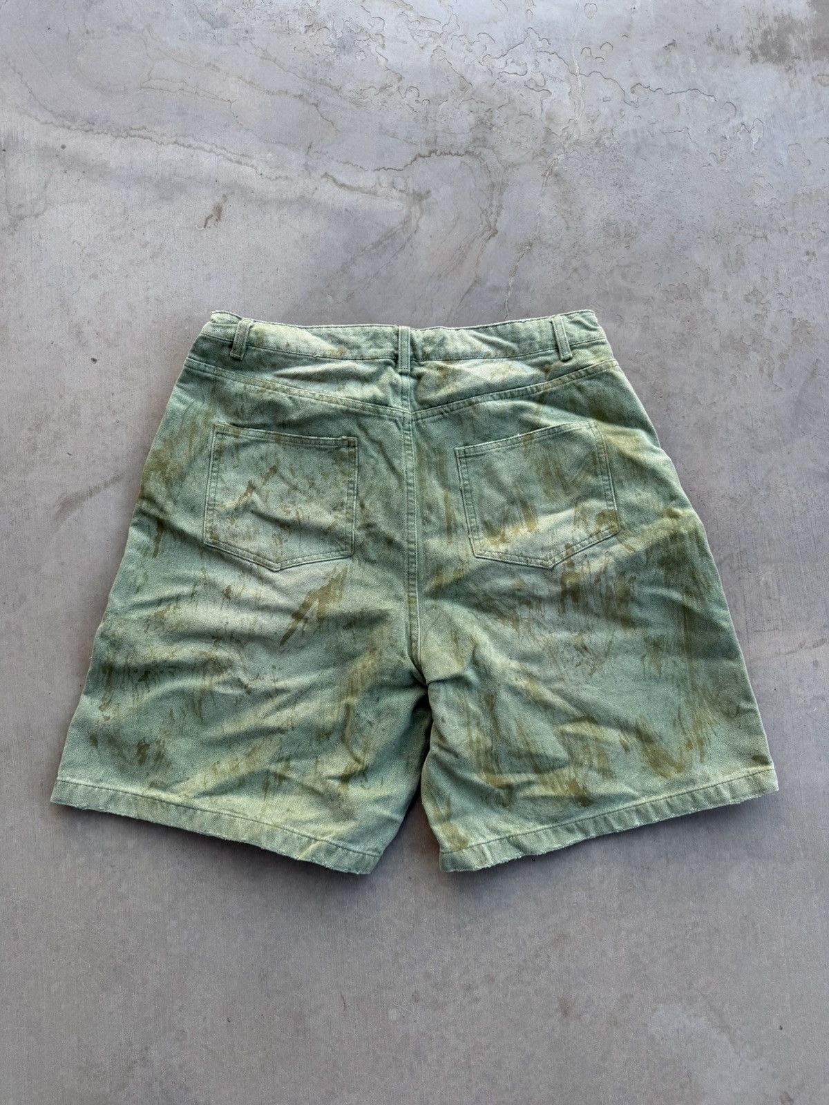 Vale Vale Forever Green Skittle Jorts – Rhinestone 30 New Size US 30 / EU 46 - 5 Thumbnail