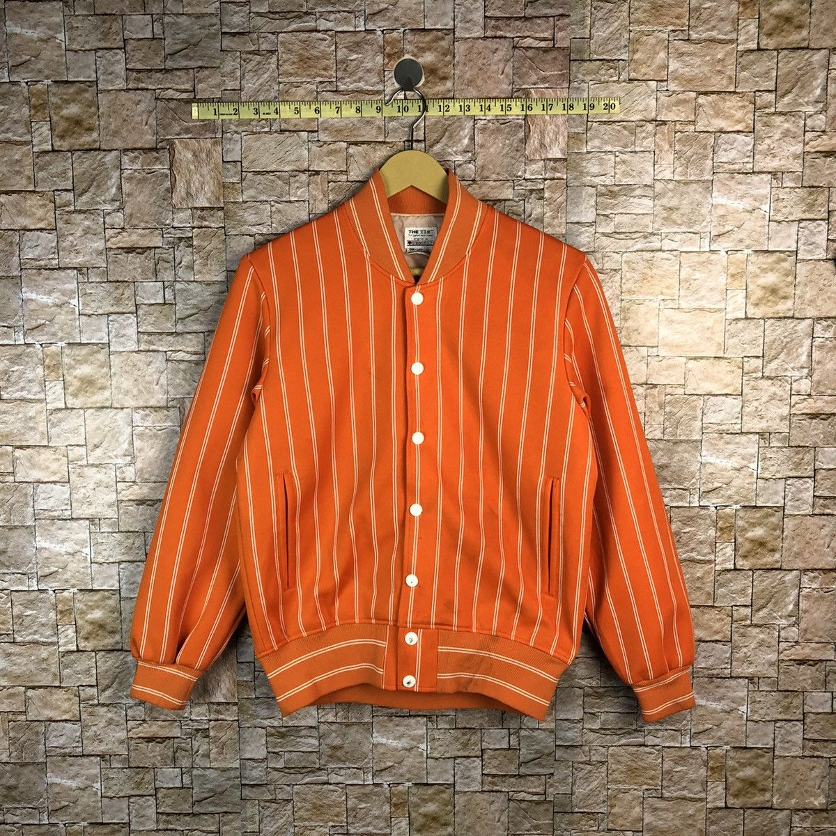 Descente Descente Orange Bombers varsity Jacket #A831 Size US S / EU 44-46 / 1 - 1 Thumbnail