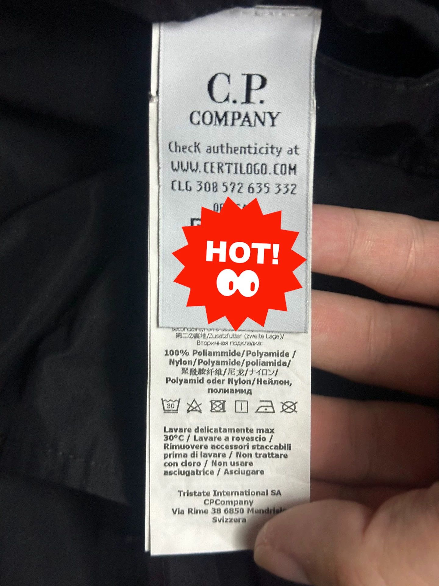 C.P. Company CP Company Fibra Nylon Double Zipper High Neck Black L Jkt Size US M / EU 48-50 / 2 - 4 Thumbnail