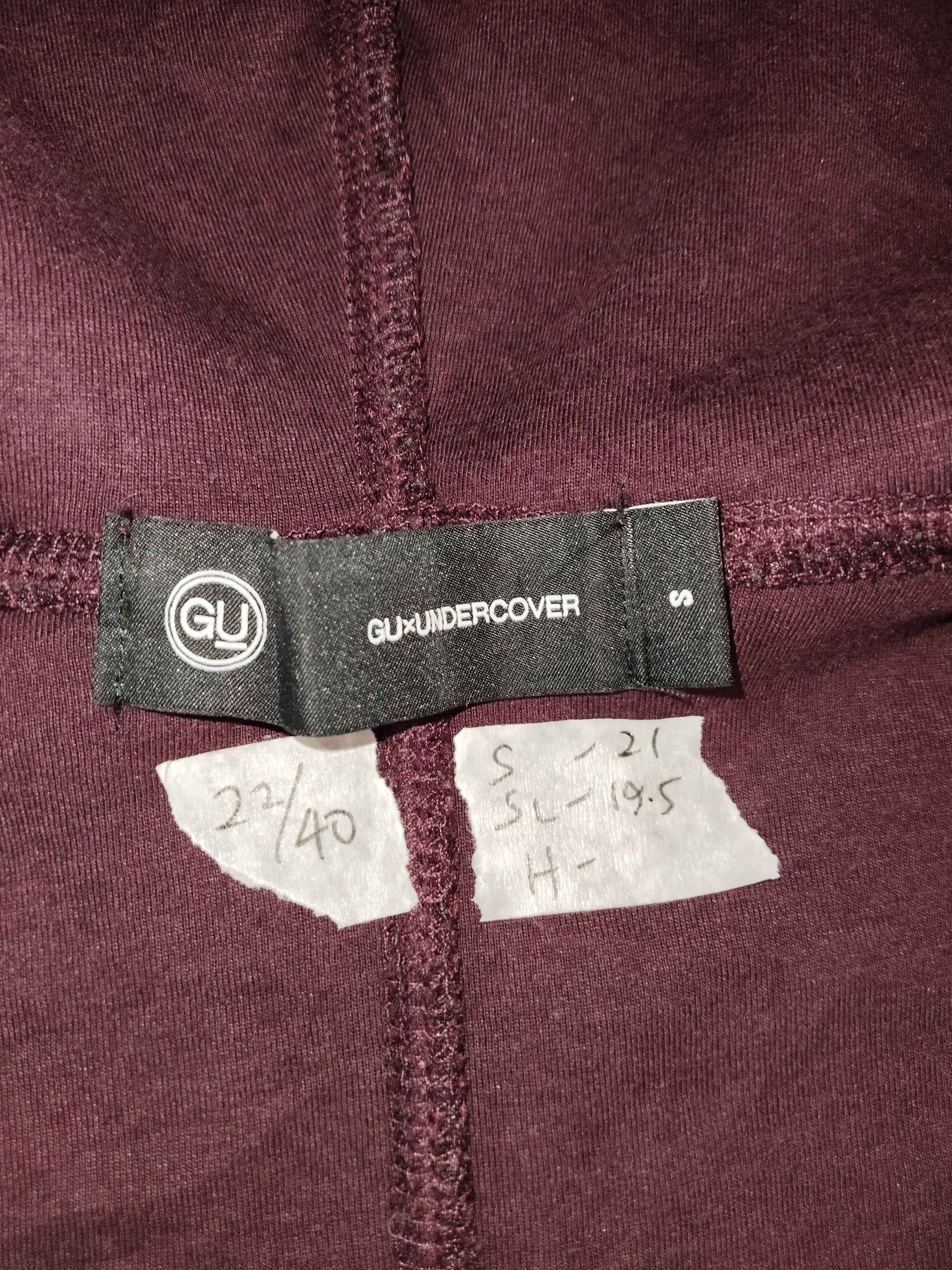 GU × Undercover GU x UNDERCOVER Fleece Hoodie Long Jacket Size US M / EU 48-50 / 2 - 3 Thumbnail
