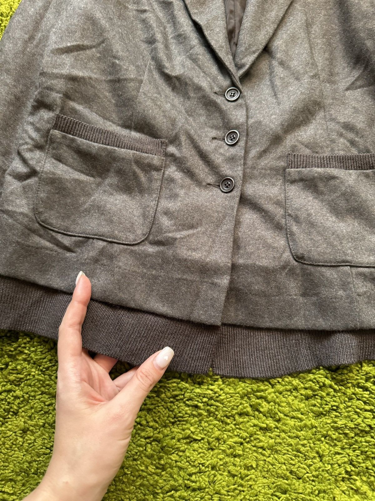 Transit × Transit Uomo Transit Par-such avant garde wool cashmere blend blazer Size M / US 6-8 / IT 42-44 - 5 Thumbnail