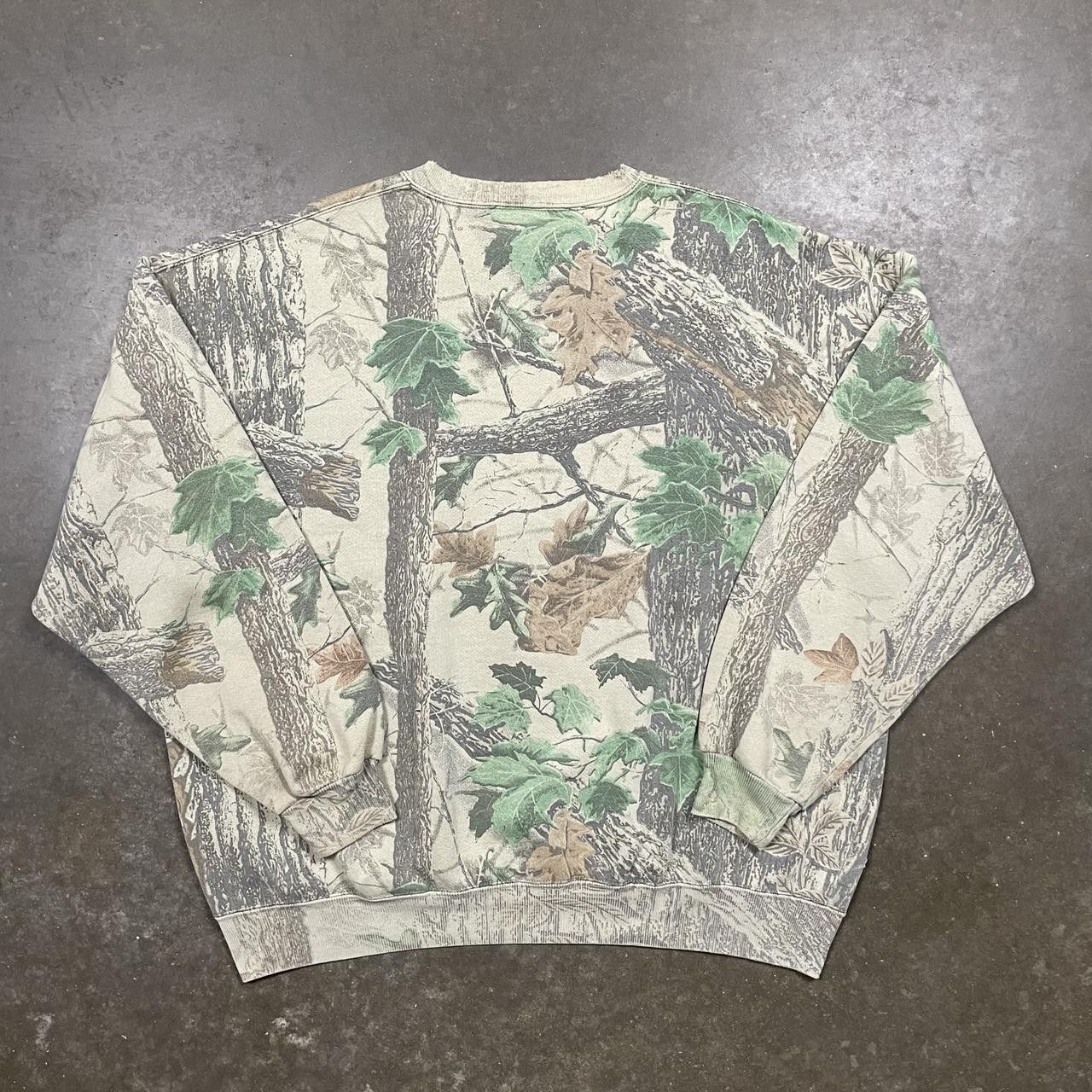 Realtree × Vintage Vintage Faded Realtree Camo Crewneck 90s Jerzees Outdoors Size US XXL / EU 58 / 5 - 5 Thumbnail