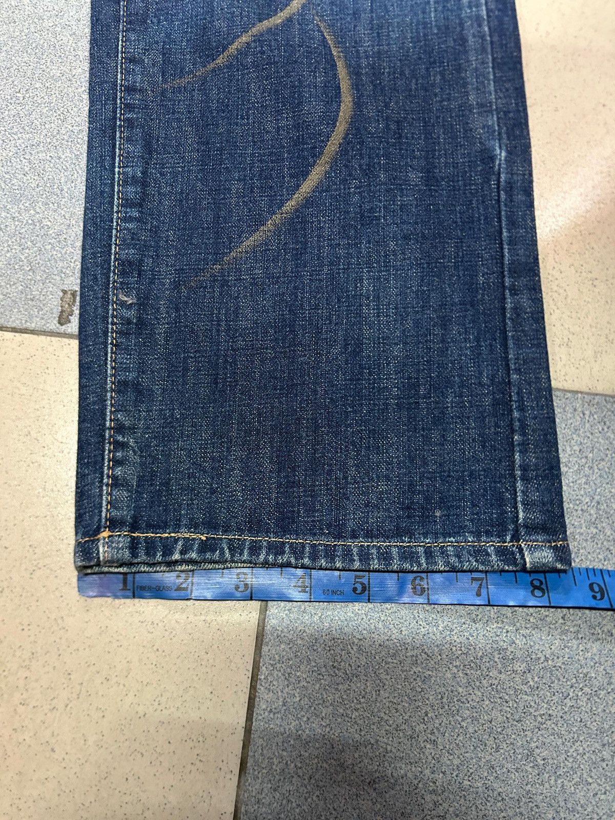 Japanese Brand Vintage Japanese Hand-Painted Fujin Raijin Zen Kyoto Jeans Size US 32 / EU 48 - 17 Thumbnail