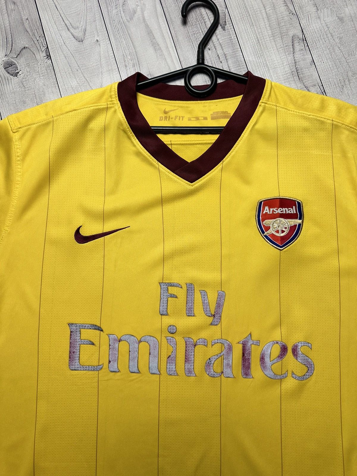 Vintage Vintage Nike Arsenal soccer jersey size XXL yellow rare Size US XXL / EU 58 / 5 - 3 Thumbnail