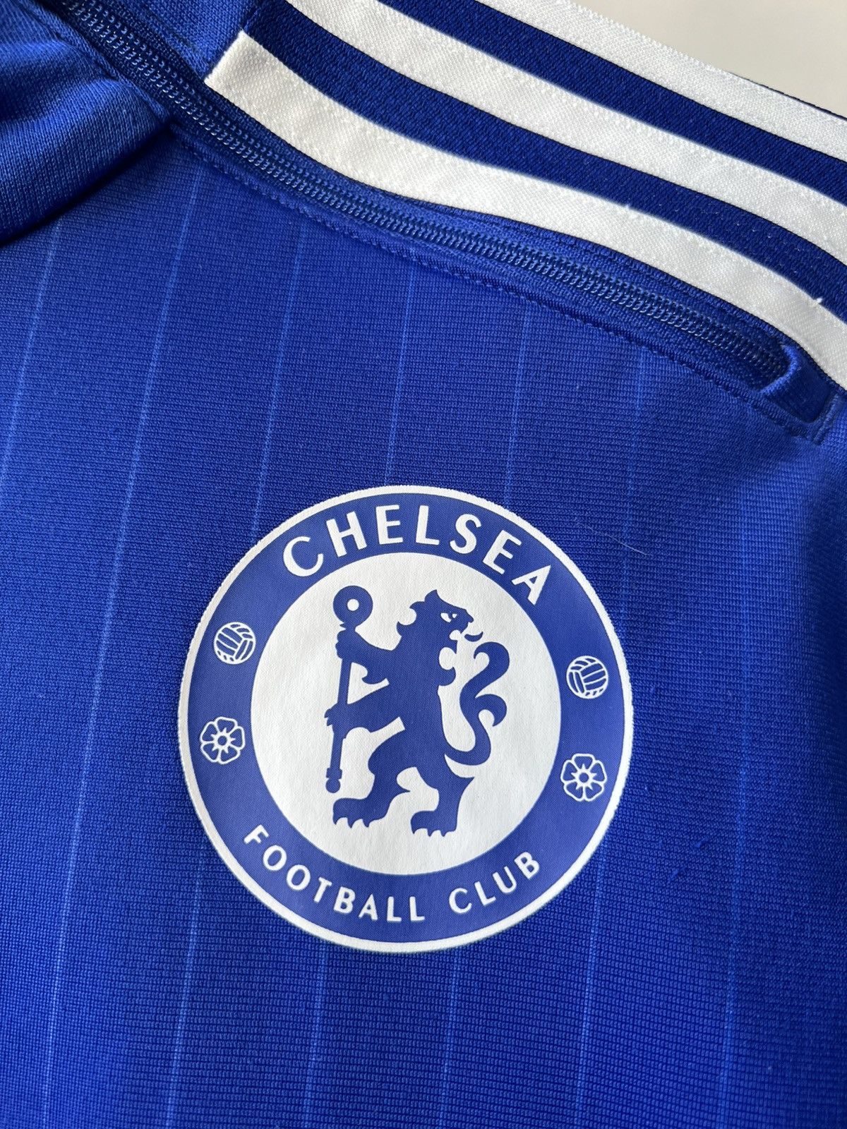 Adidas 2015 CHELSEA FC TRAINING ADIDAS SOCCER FOOTBALL LONG SLEEVE Size US S / EU 44-46 / 1 - 6 Thumbnail
