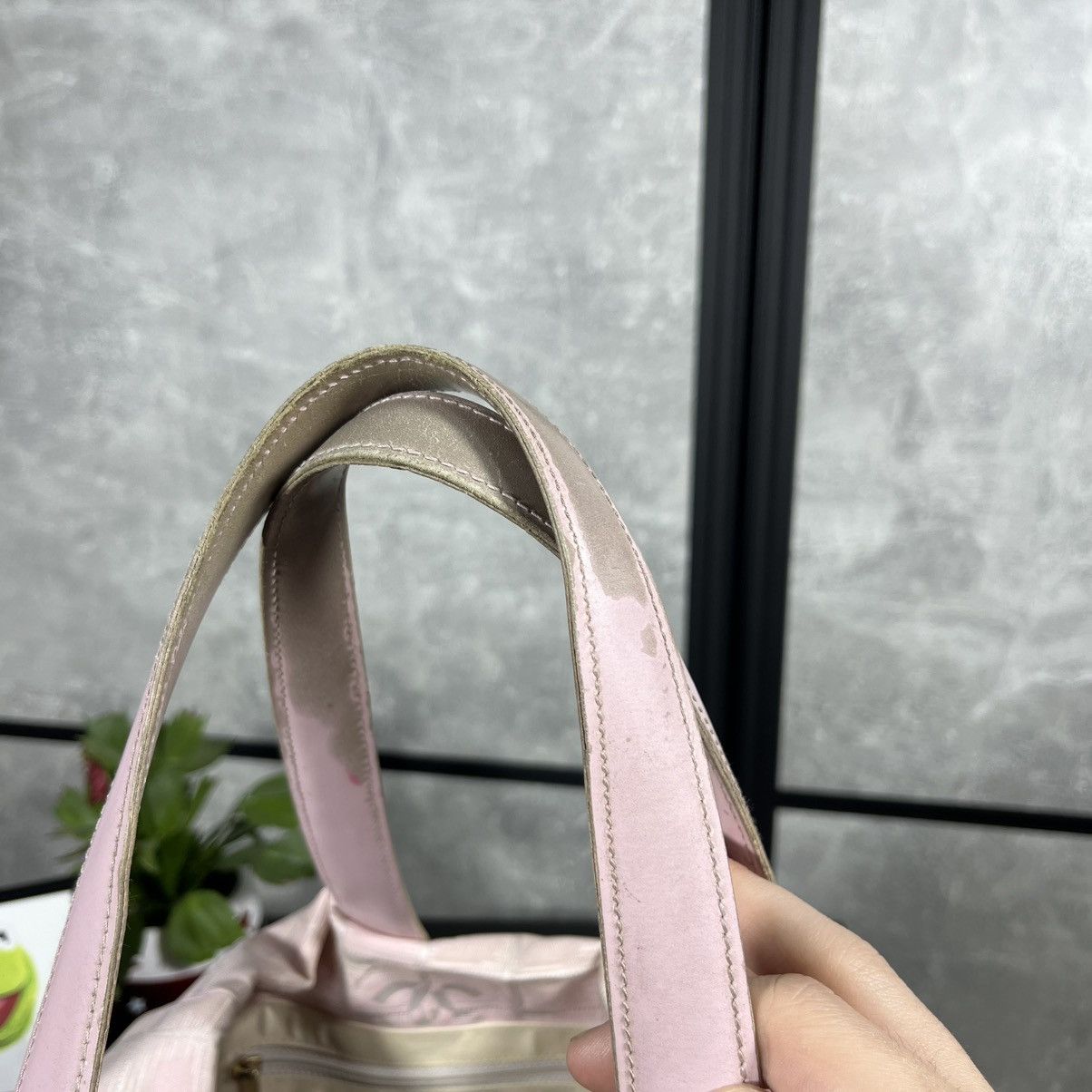 Chanel CHANEL ALIGNE PINK TRAVEL LINE NYLON TOTE BAG HAND BAG RARE Size ONE SIZE - 17 Thumbnail