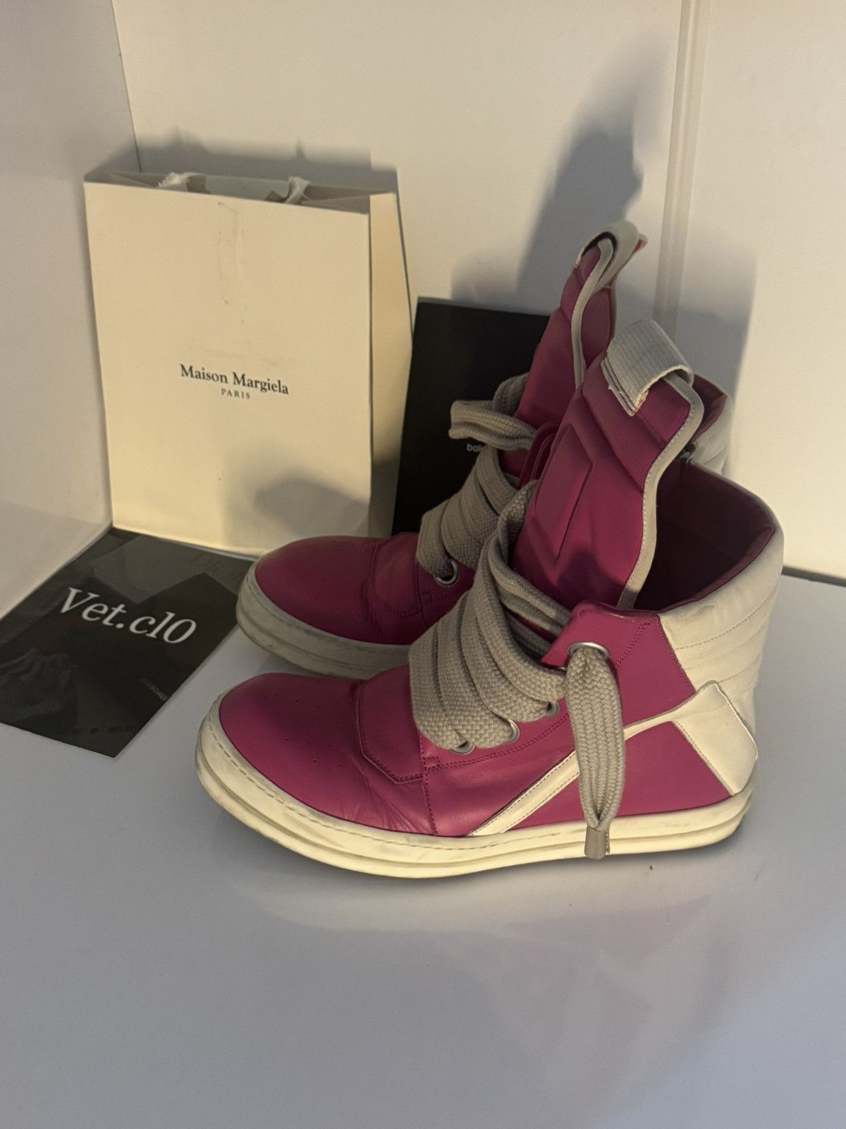 Rick Owens ✅Rick Owens Jumbo Geobasket pink 43 Size US 10 / EU 43 - 1 Thumbnail