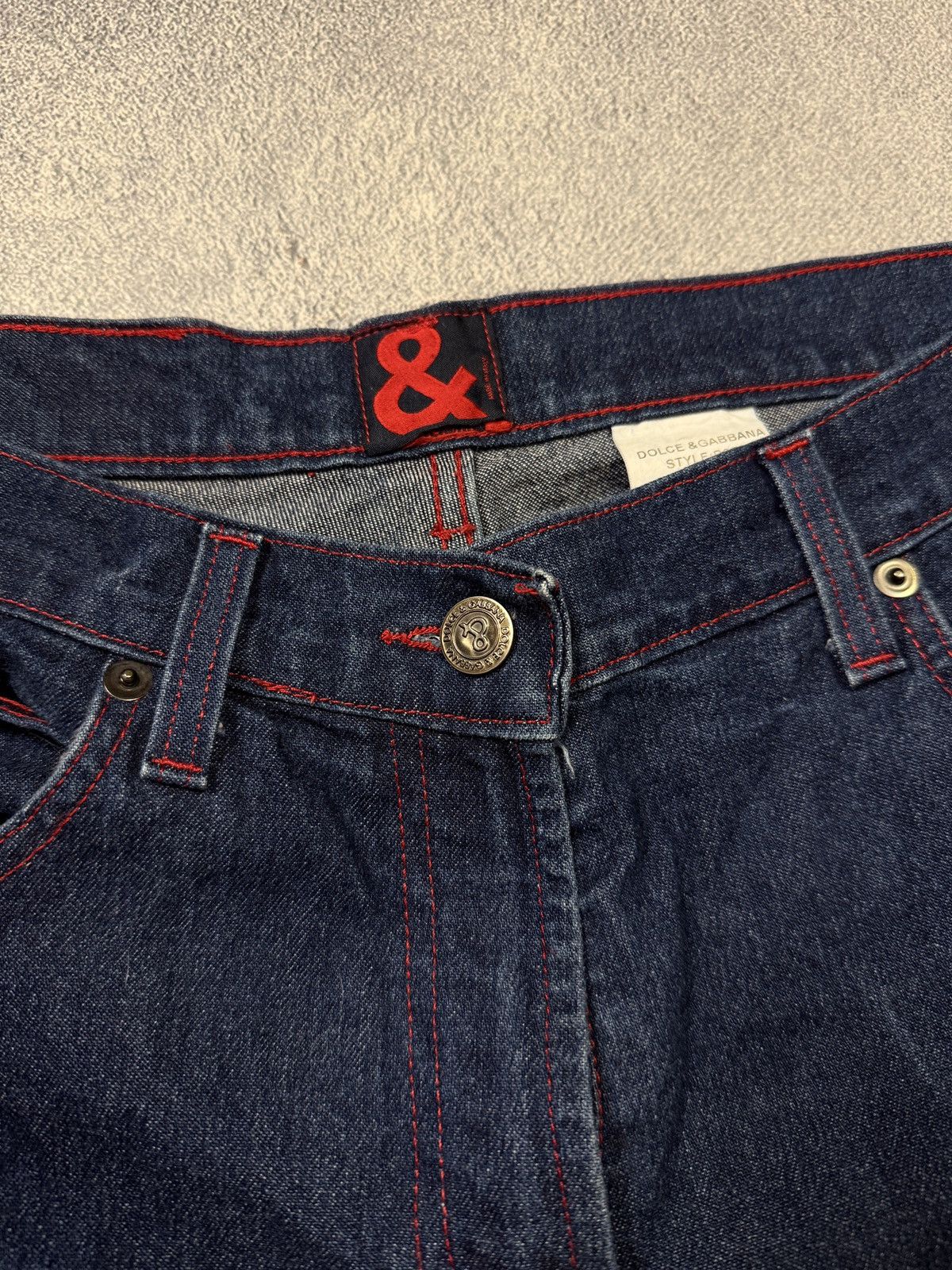 Dolce & Gabbana Vintage Dolce & Gabbana D&G Bleached Washed Denim Jeans Size US 32 / EU 48 - 4 Thumbnail