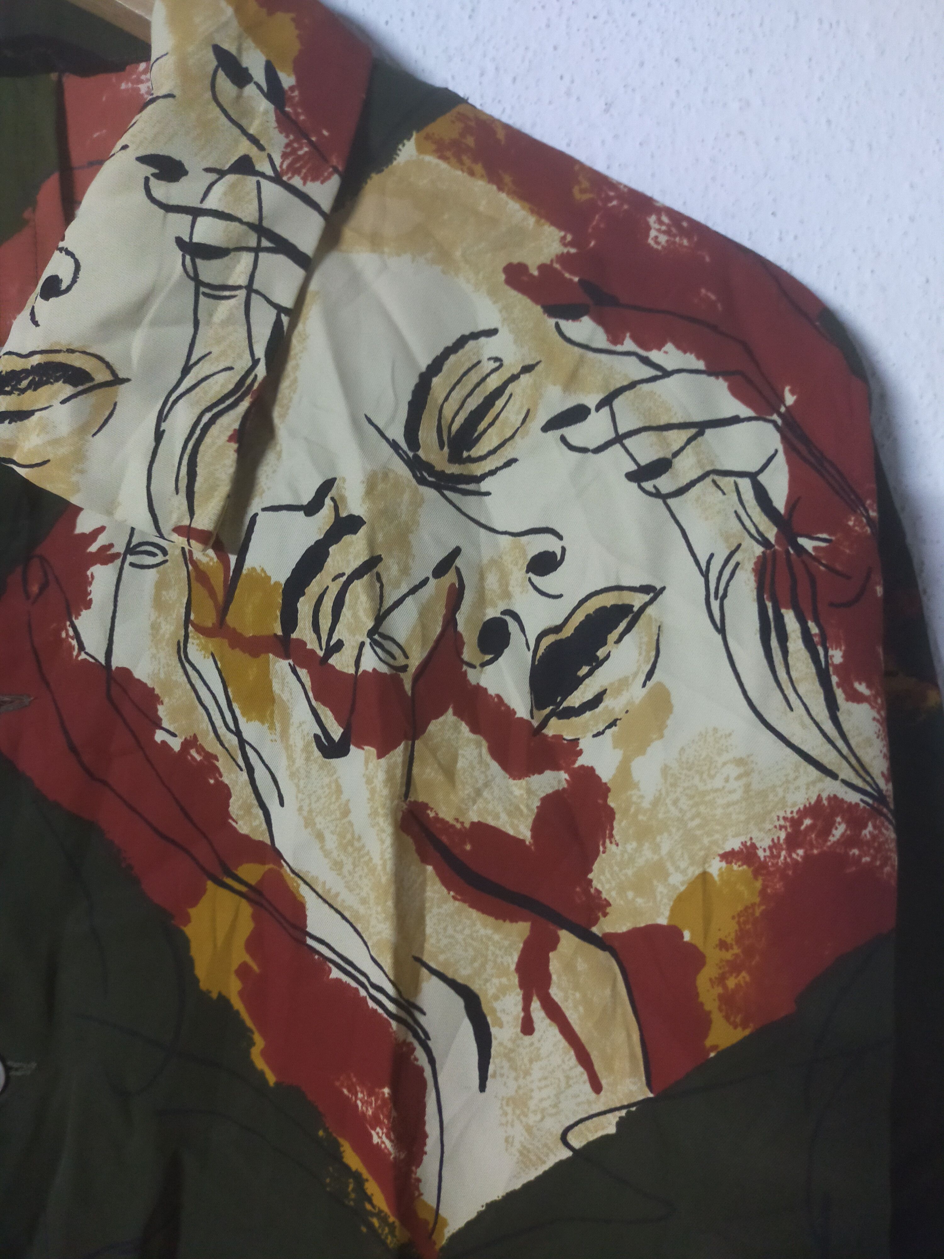 Designer × Japanese Brand Vintage Japanese brands Sourdine women printed button up Size L / US 10 / IT 46 - 3 Thumbnail