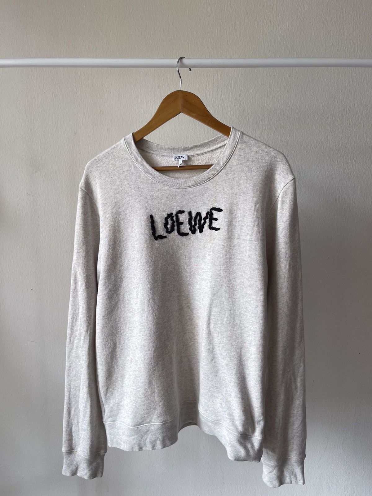 Loewe Loewe Embroidered Logo Sweatshirt Size US L / EU 52-54 / 3 - 1 Thumbnail