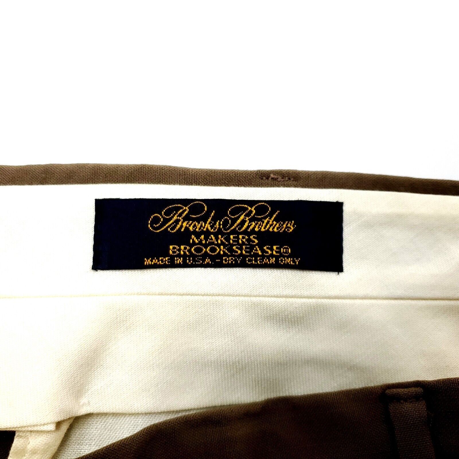 Brooks Brothers Brooks Brothers Makers Brooksease Vintage Wool Dress Pants 3 Size 36R - 3 Thumbnail