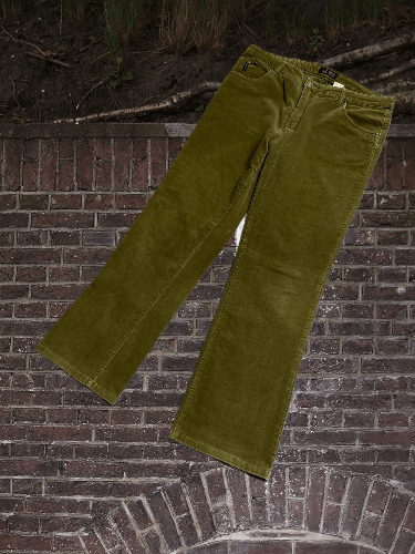 Armani × Giorgio Armani × Vintage Vintage Velvet Pants Armani Jeans Luxury Rare Size US 30 / EU 46 - 1 Thumbnail