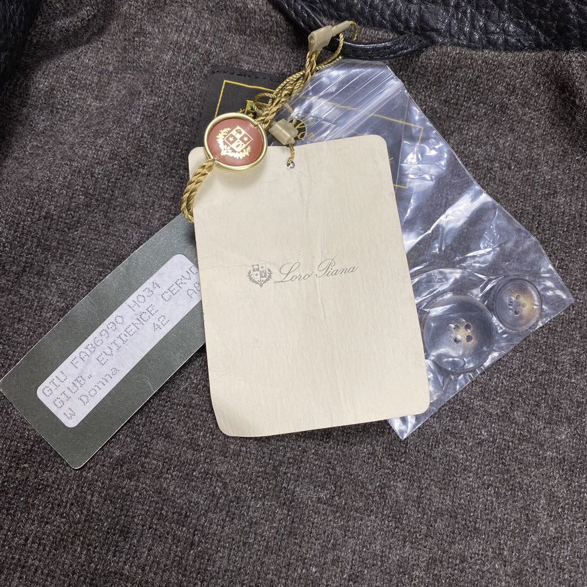 Loro Piana Loro Piana Deer Leather With Cashmere Lined Jacket Size US M / EU 48-50 / 2 - 10 Thumbnail