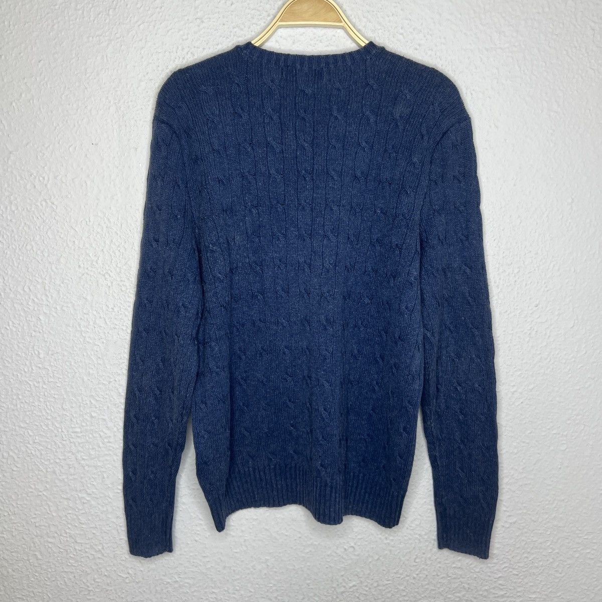 Polo Ralph Lauren Polo Ralph Lauren Jumper Sweater Cable Knitwear Blue Navy Size US M / EU 48-50 / 2 - 7 Thumbnail