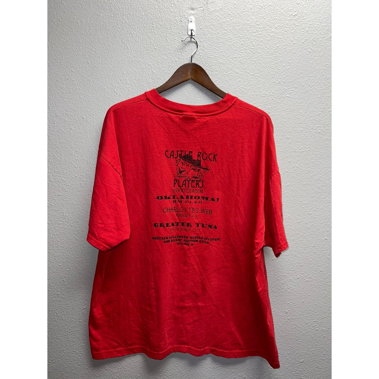 Hanes Vintage Castle Rock Shirt Players 2000 Season Oklahoma Play Size US XXL / EU 58 / 5 - 1 Thumbnail