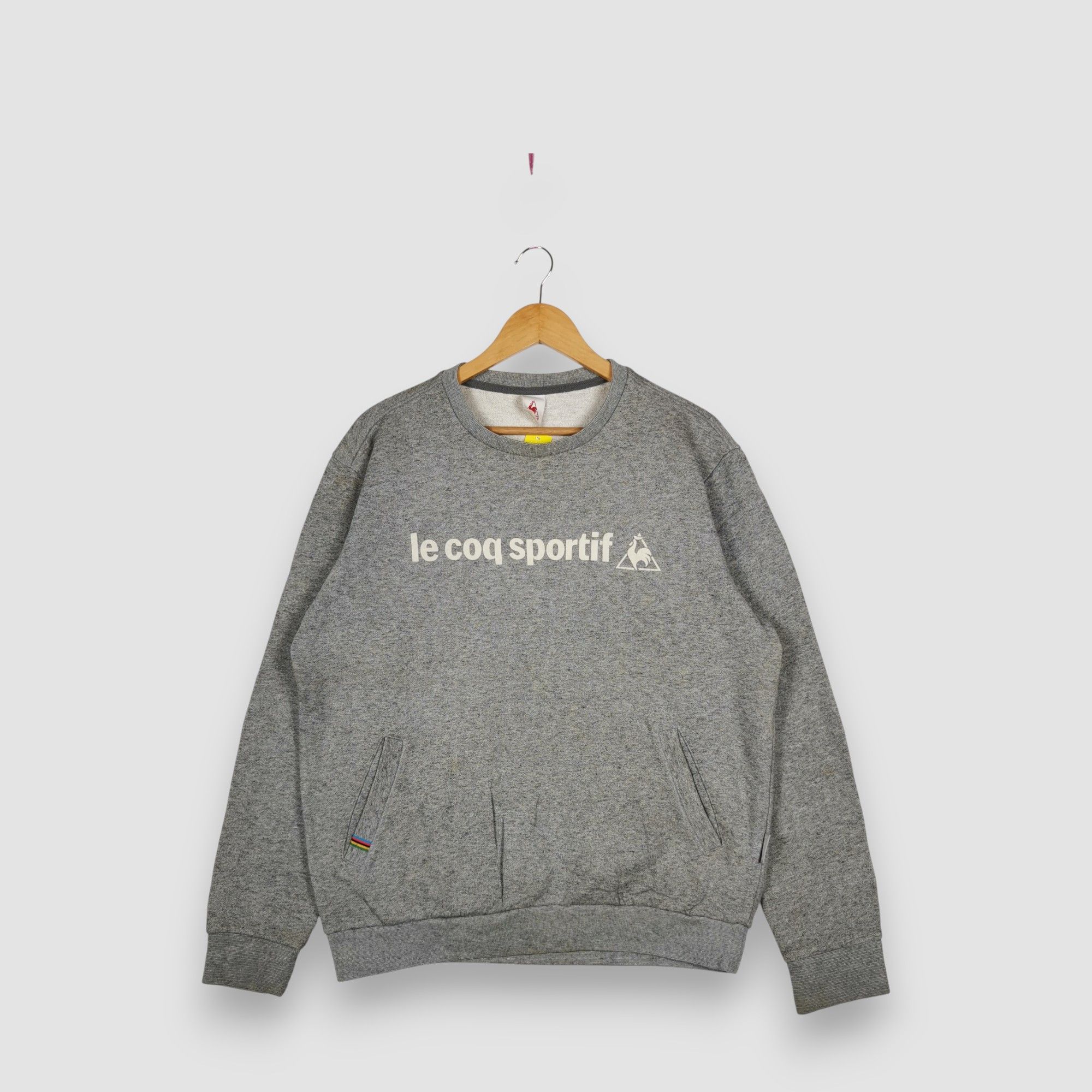 Le Coq Sportif Vintage Le Coq Sportif Sweatshirt Sweater Jumper Pullover Size US L / EU 52-54 / 3 - 1 Thumbnail