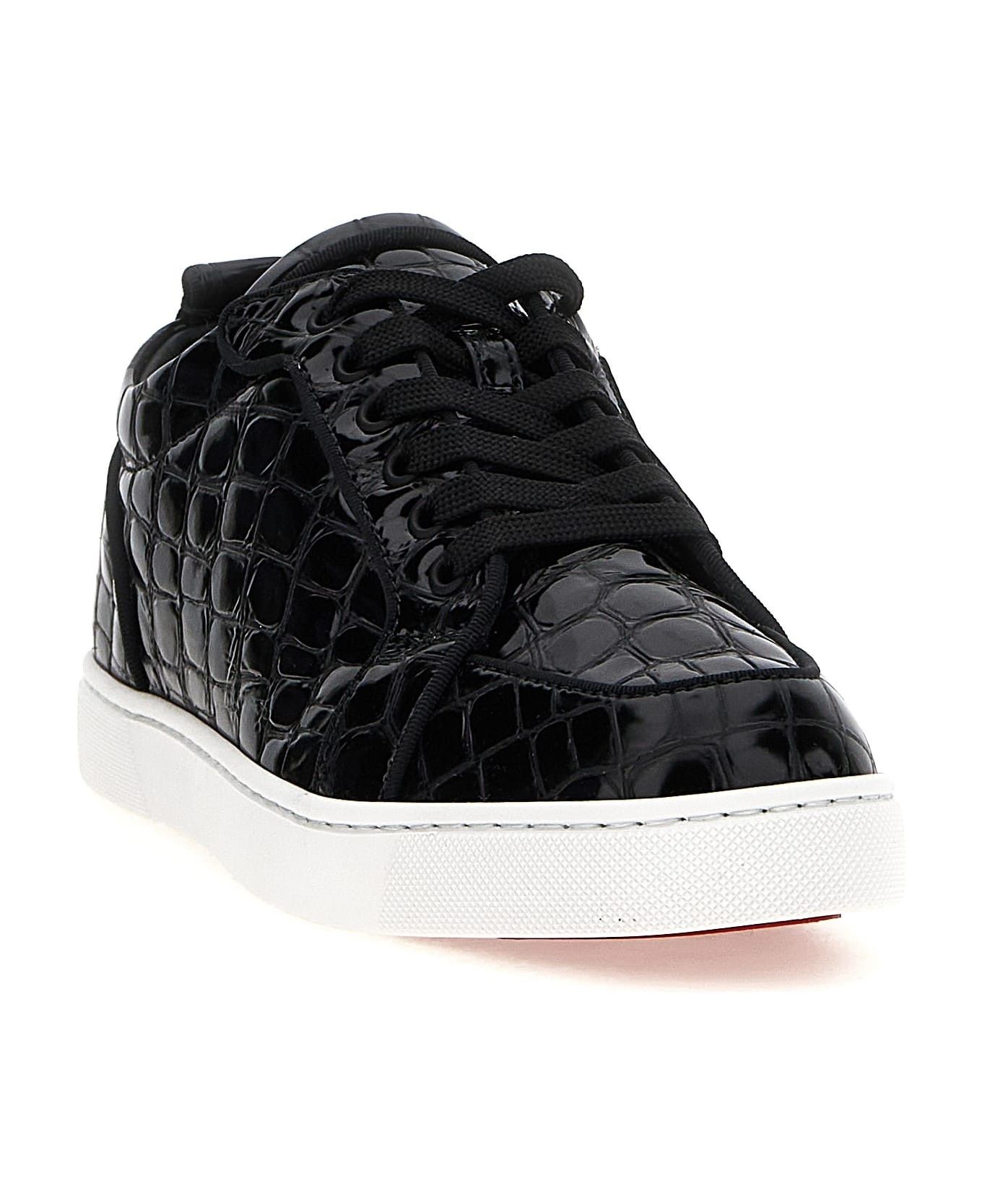 Christian Louboutin o1s1wg111025 Sneakers in Black Size US 11.5 / IT 41.5 - 1 Thumbnail