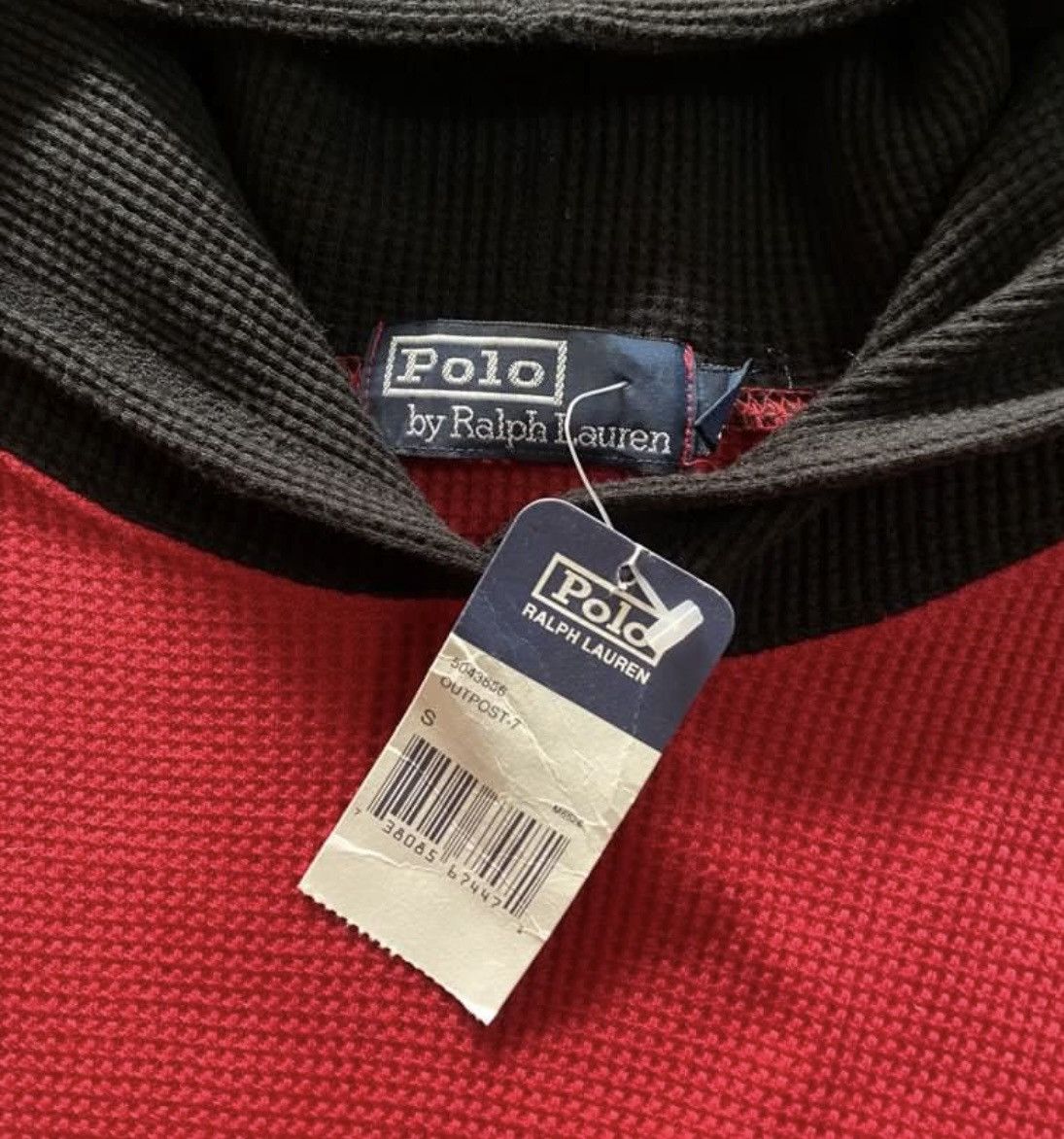 Polo Ralph Lauren Polo Ralph Lauren Small Bear Waffle Hoodie Vintage Size US M / EU 48-50 / 2 - 2 Thumbnail