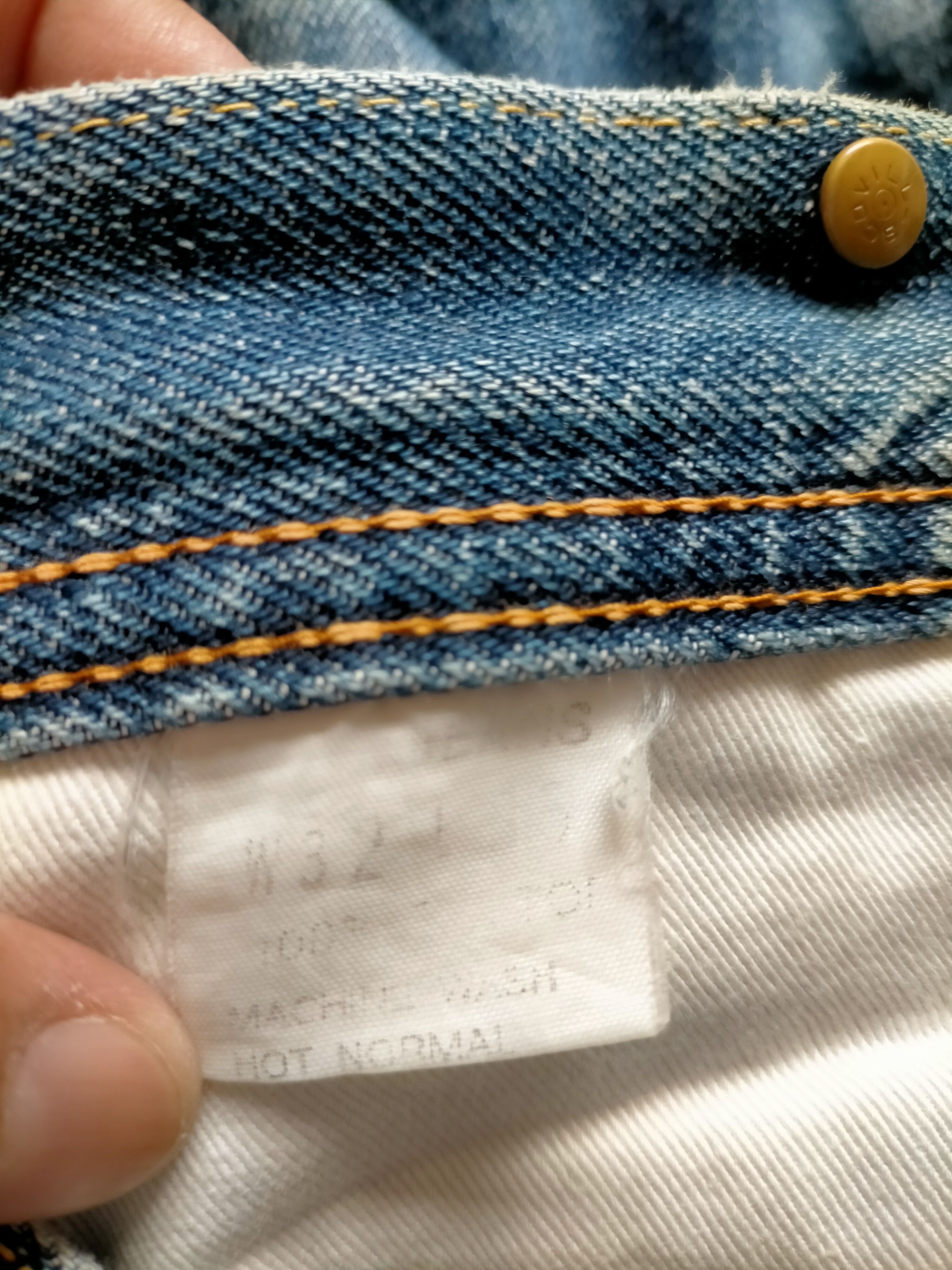 Evisu Vintage Evis Cowboy Japan Selvedge Buckleback Jeans Size US 31 - 23 Thumbnail