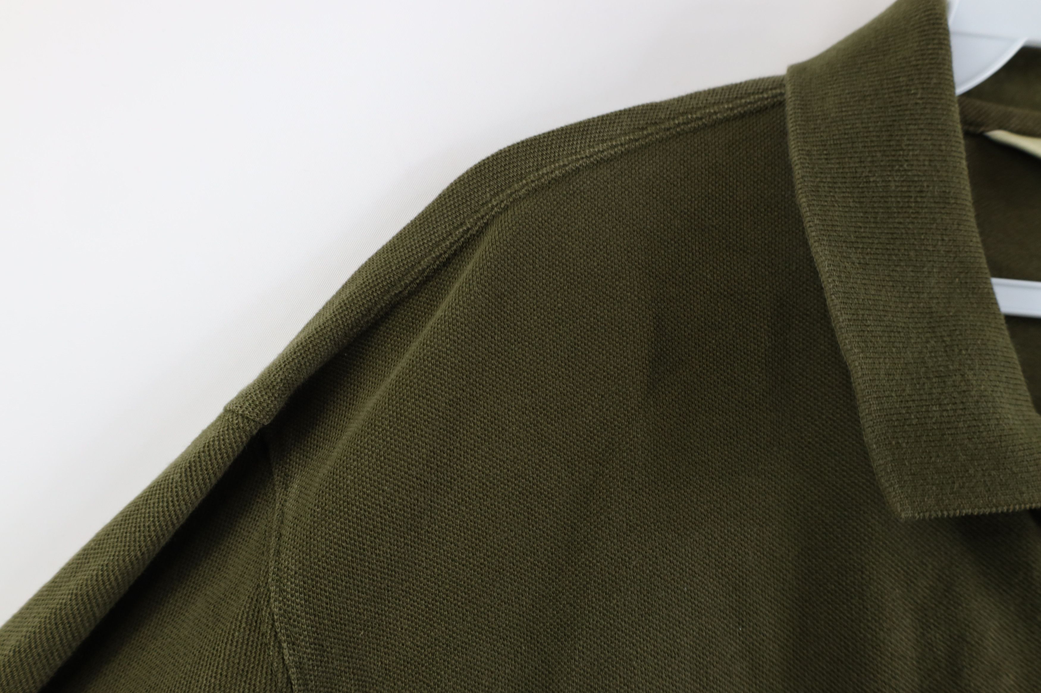 Eddie Bauer Vintage 90s Eddie Bauer Long Sleeve Polo Shirt Army Green Size US L / EU 52-54 / 3 - 8 Thumbnail