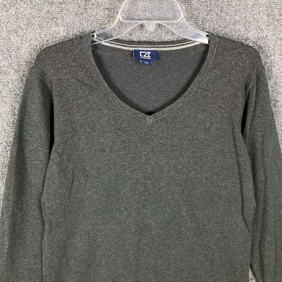 Cutter & Buck Cutter & Buck Sweater Men's XL Pullover Cotton Blend V-Neck Size US XL / EU 56 / 4 - 2 Thumbnail