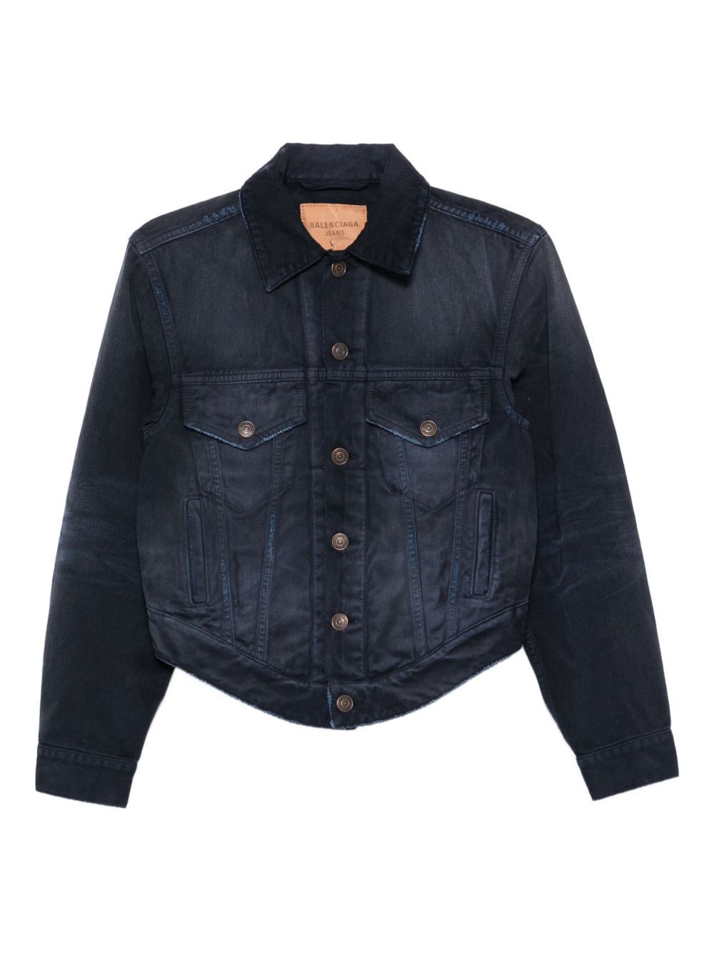 Balenciaga DENIM COTTON JACKET Size S / US 4 / IT 40 - 1 Thumbnail