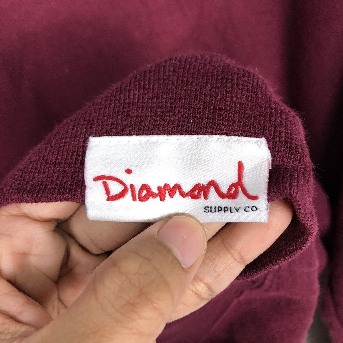 Japanese Brand 📌Vintage Sweatshirt Diamond Supply Co Big Logo Over Print Size US L / EU 52-54 / 3 - 14 Thumbnail
