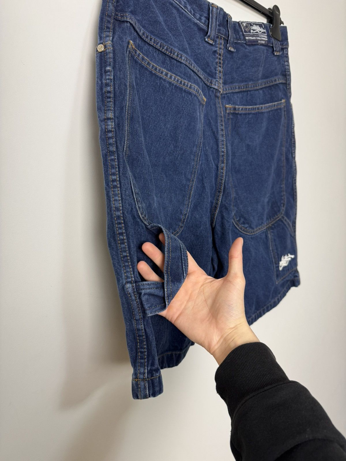 Tribal Streetwear Vintage 00s Tribal Streetwear Denim Shorts Baggy jnco style Size US 34 / EU 50 - 13 Thumbnail