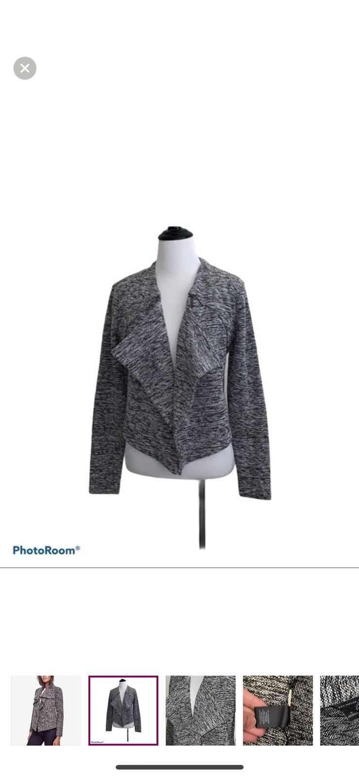 Ann Taylor Ann Taylor small open front moto style jacket Size S / US 4 / IT 40 - 1 Thumbnail