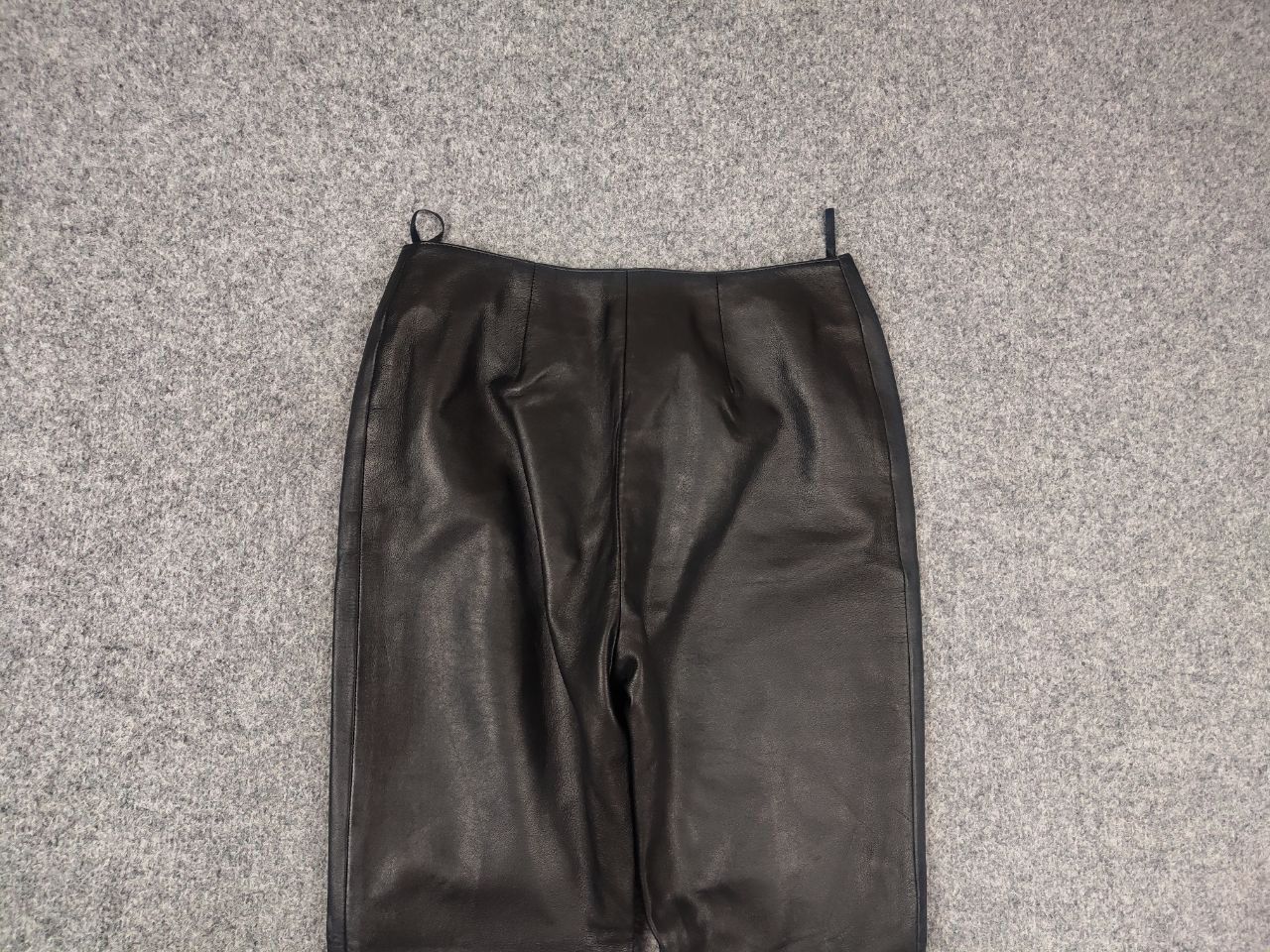 If Six Was Nine Vintage Hysteric Y2K Le Grand Bleu Bootcut Leather Pants Size 30" / US 8 / IT 44 - 9 Thumbnail