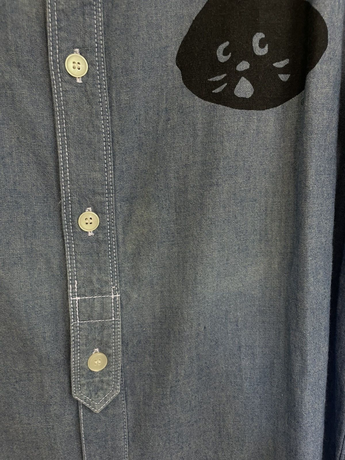 Issey Miyake Ne-net button up Chambray shirt Size US M / EU 48-50 / 2 - 11 Thumbnail