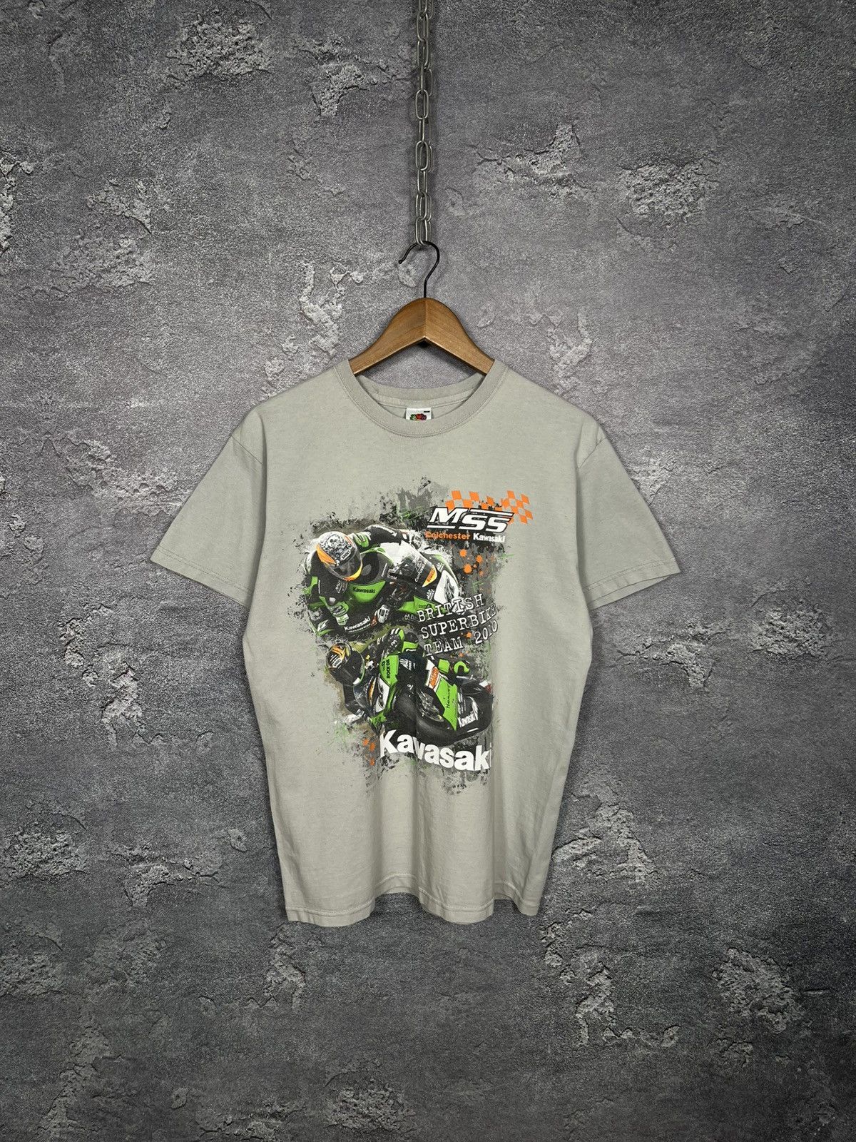 Vintage Vintage 2010 Kawasaki British Superbike Team T-shirt Tee Size US M / EU 48-50 / 2 - 1 Thumbnail