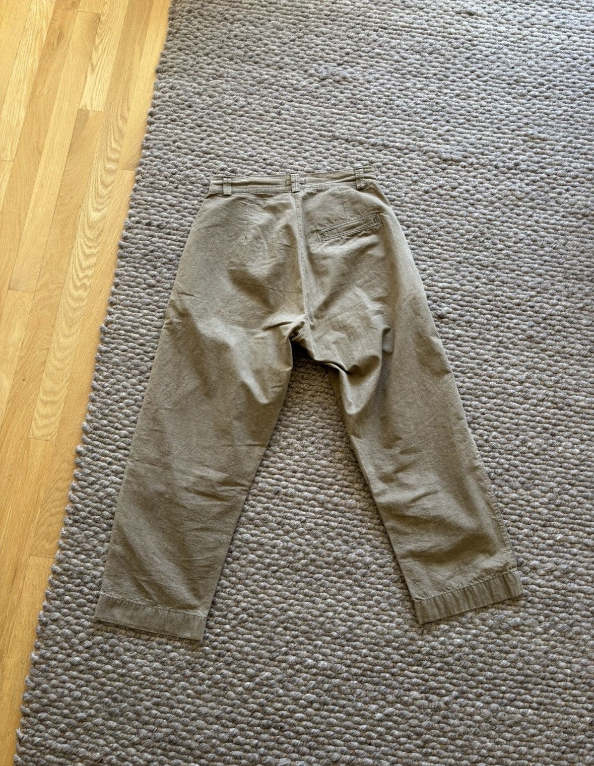 Evan Kinori Single Pleat Pant | Taupe | 28 Size US 28 / EU 44 - 3 Thumbnail