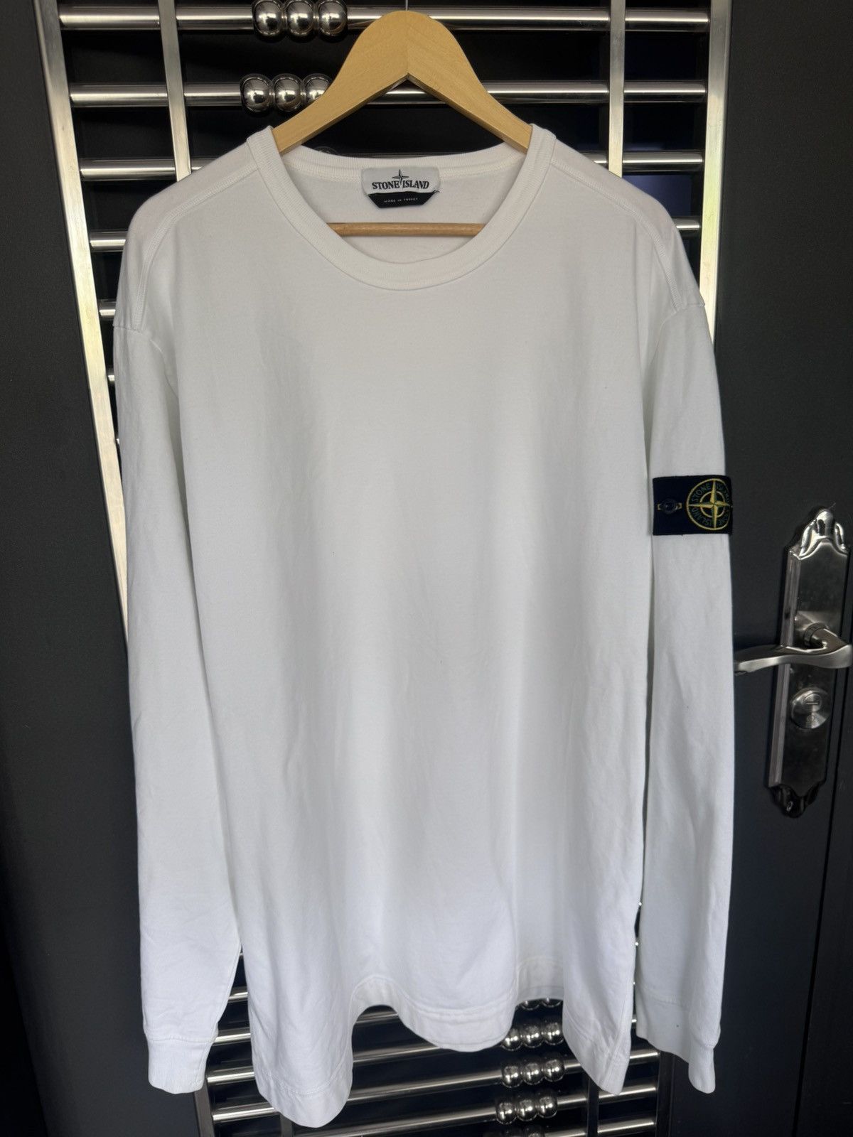 Stone Island Stone Island White Sweatshirt Size US XXL / EU 58 / 5 - 1 Thumbnail
