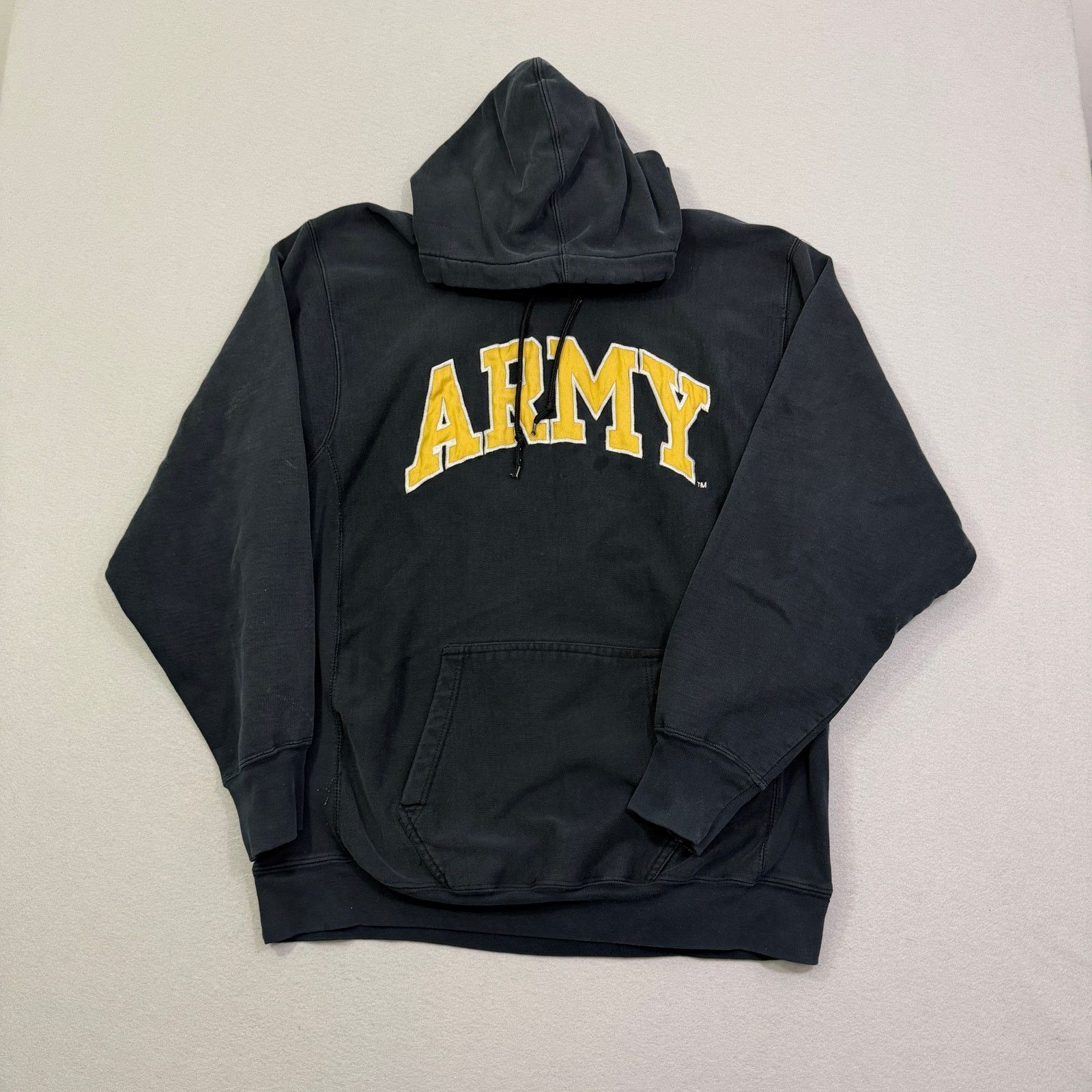 Vintage Vintage Army Hoodie Men's XL Black United States West Point Size US XL / EU 56 / 4 - 1 Thumbnail