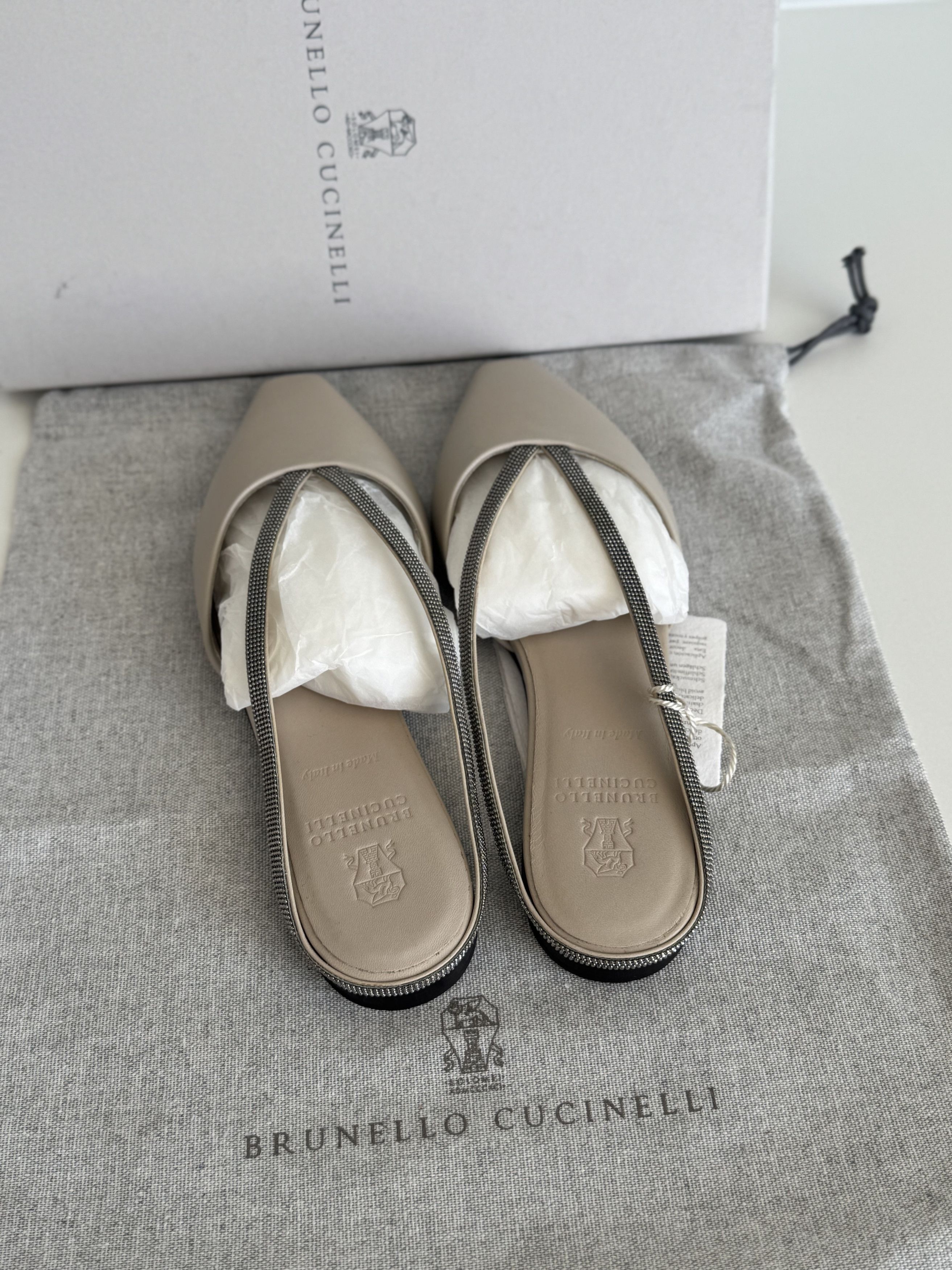 Brunello Cucinelli Brunello Cucinelli Mules | Brand new Size US 5 / IT 35 - 7 Thumbnail