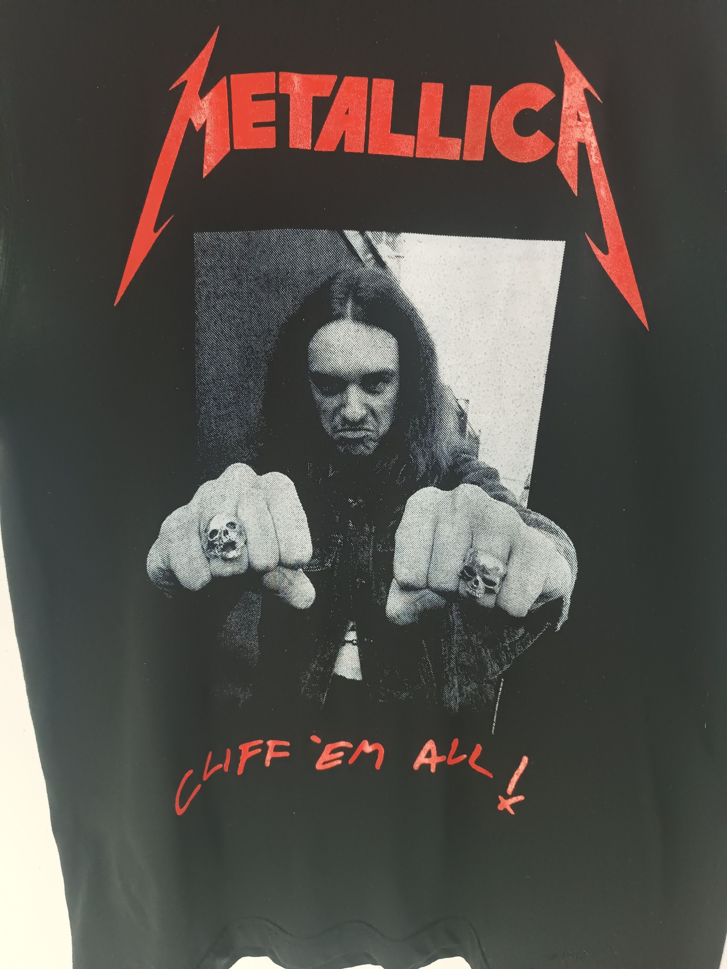 Band Tees VINTAGE METALLICA " CLIFF EM ALL" TEE megadeth anthrax Size US M / EU 48-50 / 2 - 8 Thumbnail