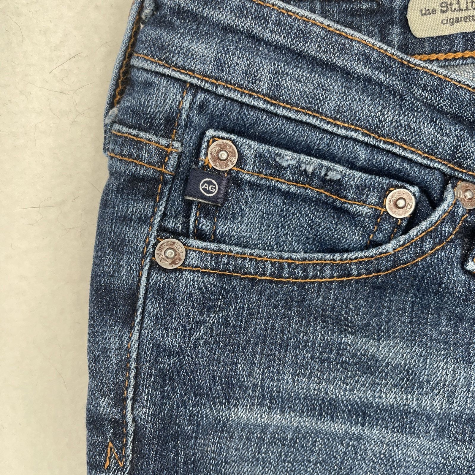 AG Adriano Goldschmied AG Adriana Goldschmied Stilt Cigarette Jeans Women’s 25R Size 25" / US 0 / IT 36 - 4 Thumbnail