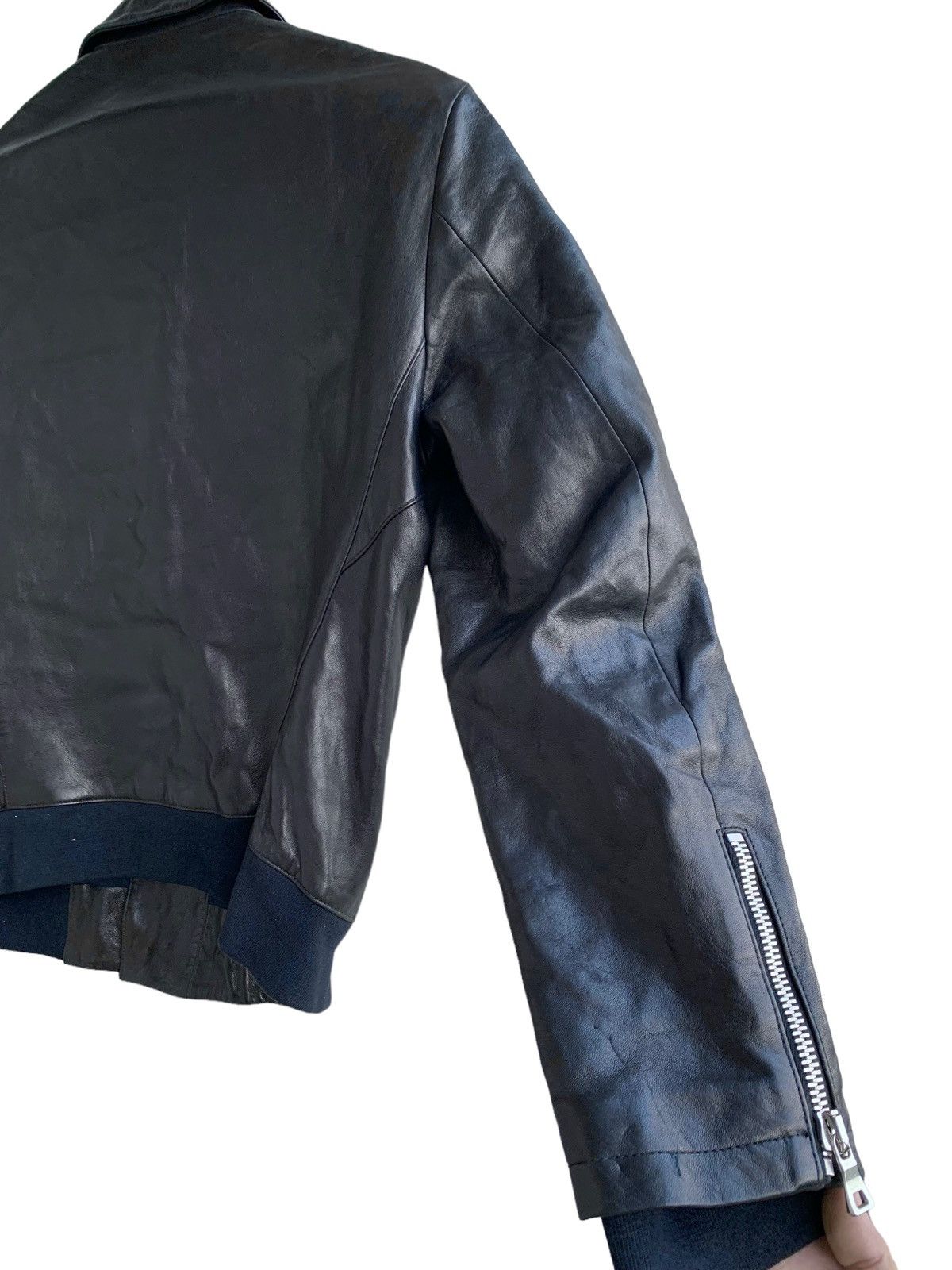 Balmain Balmain Paris Double Collar Biker Lamb Leather Zipper Size US L / EU 52-54 / 3 - 5 Thumbnail