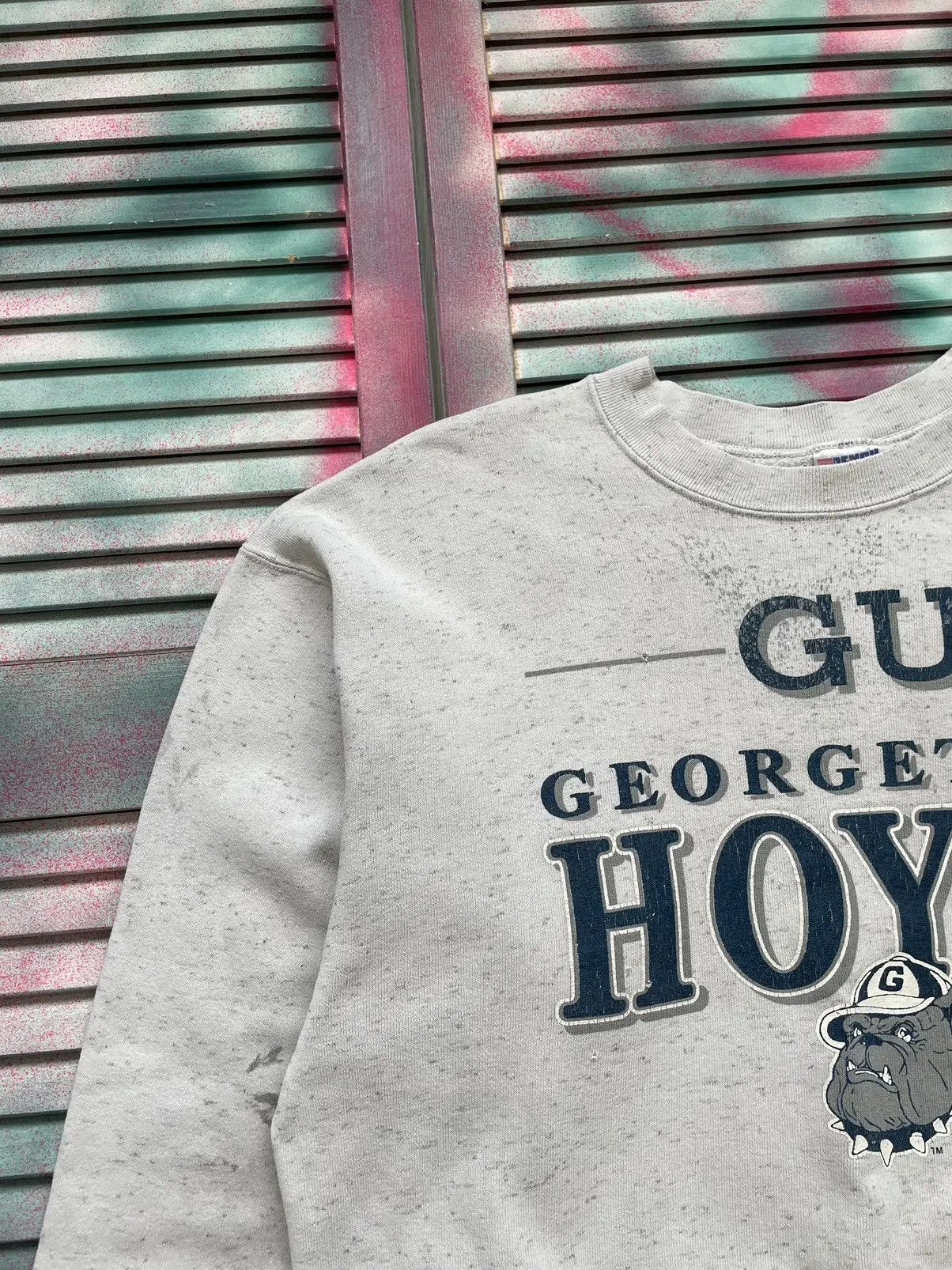 Other Vintage 90s Georgetown Destroy/wash Style Crewneck Size US S / EU 44-46 / 1 - 3 Thumbnail