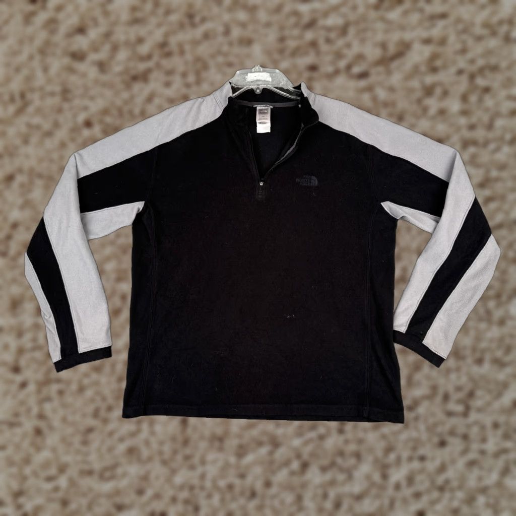 The North Face The North Face Sweater Men Medium Black 1/4 Zip Pocket Mock Neck TKA 100 Poly Size US M / EU 48-50 / 2 - 1 Thumbnail