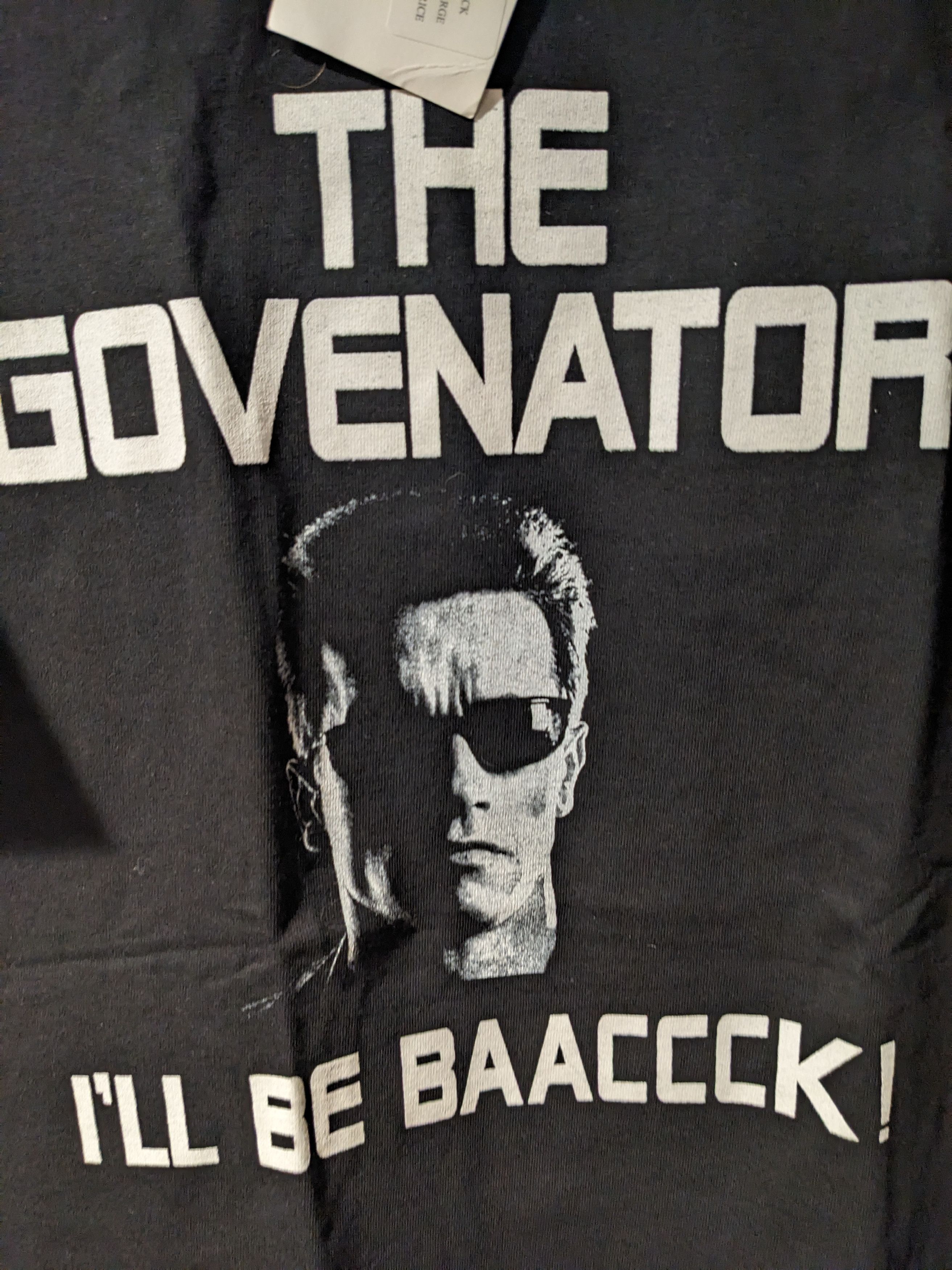 Vintage Vintage 90s Terminators The Governator I'll be Back T-Shirt Size US L / EU 52-54 / 3 - 2 Thumbnail
