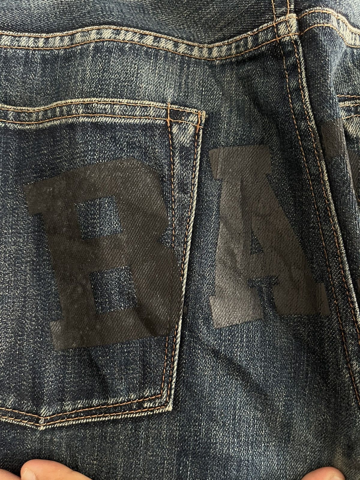 Bape Bape Spellout Selvedge Jeans Size 36 A Bathing Ape Classics Size US 36 / EU 52 - 8 Thumbnail