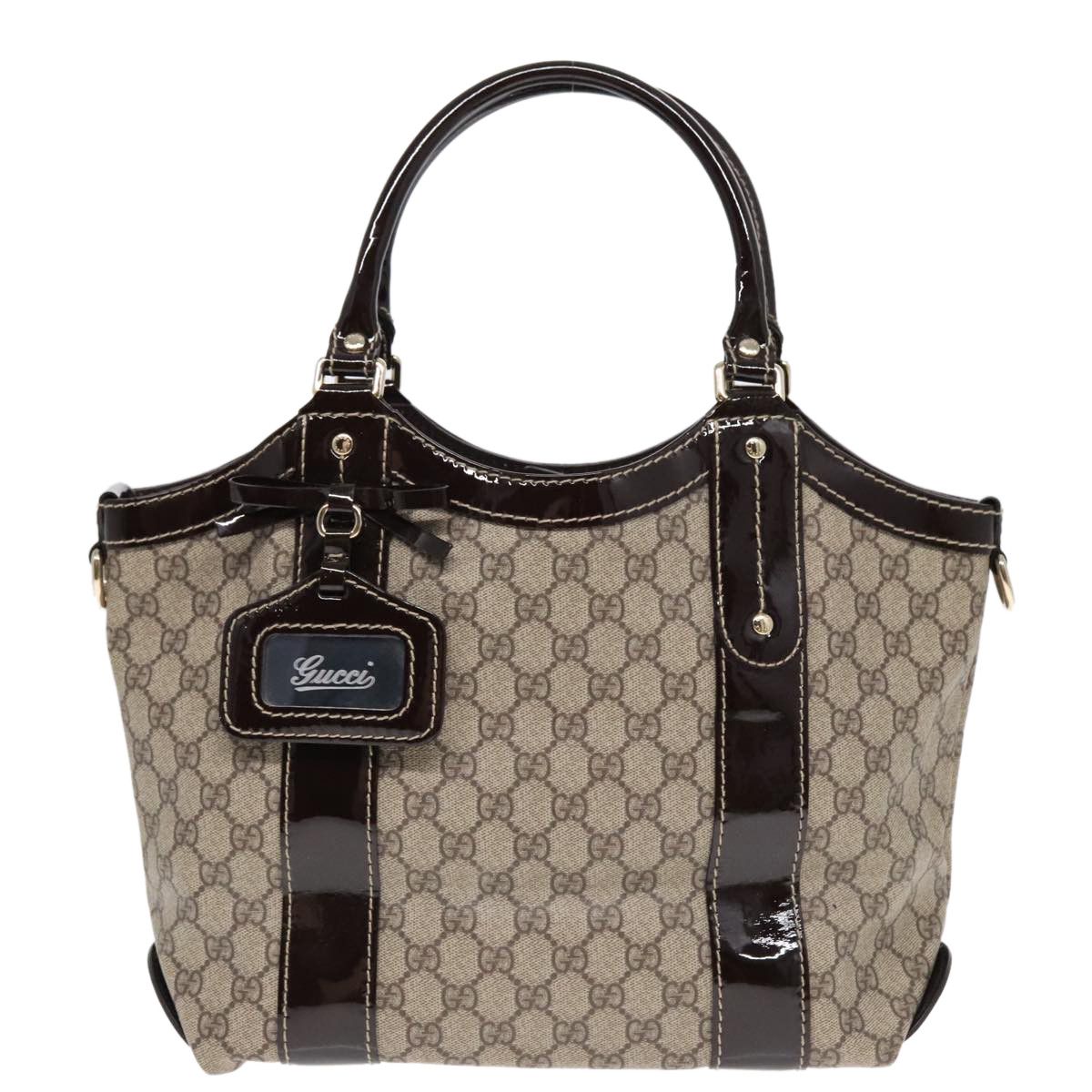 Gucci Flower Beige Canvas Tote Bag (Pre-Owned) Size ONE SIZE - 1 Thumbnail